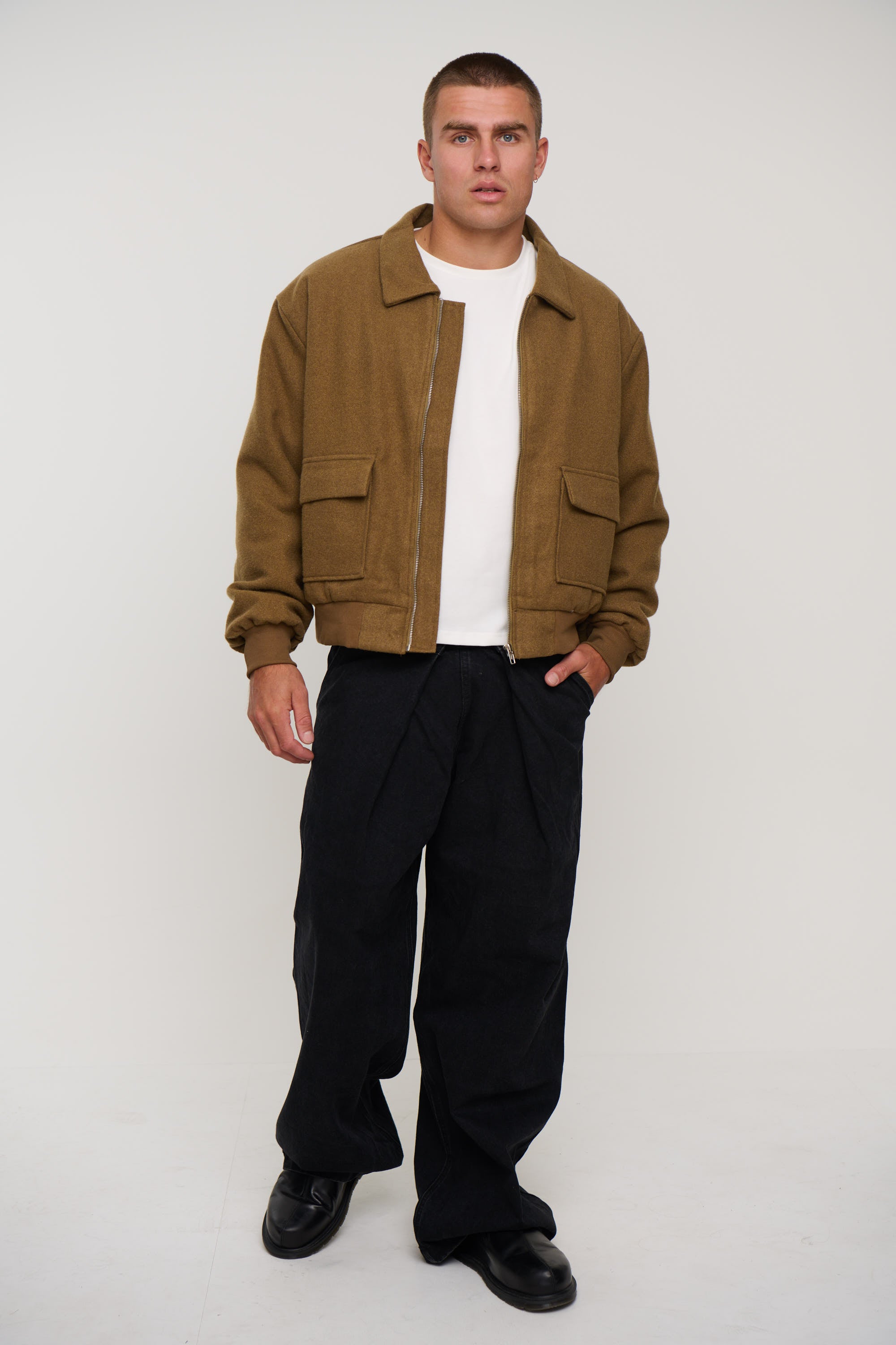 Pauly Lined Jacket Army