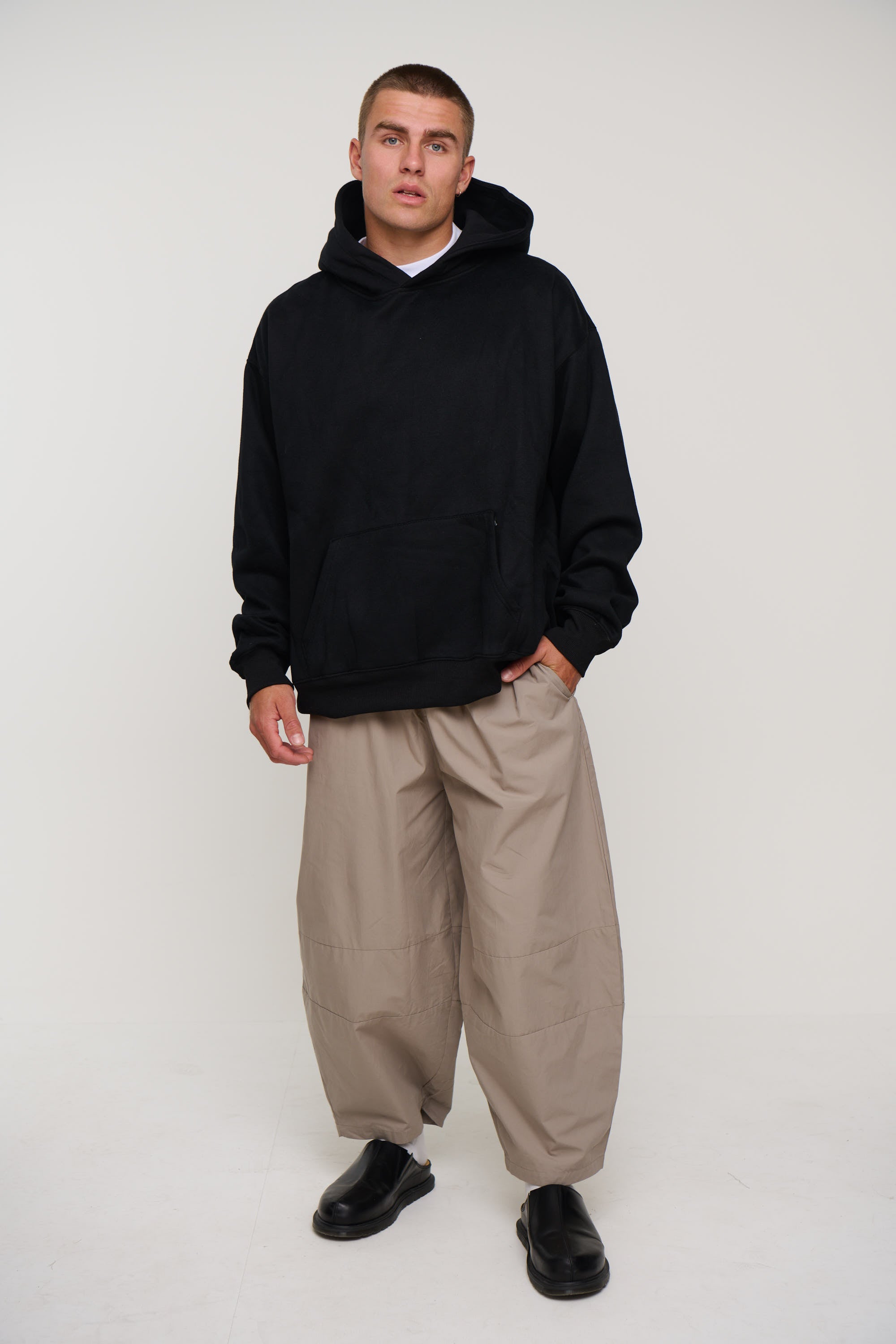 Roman Oversize Hoodie Black