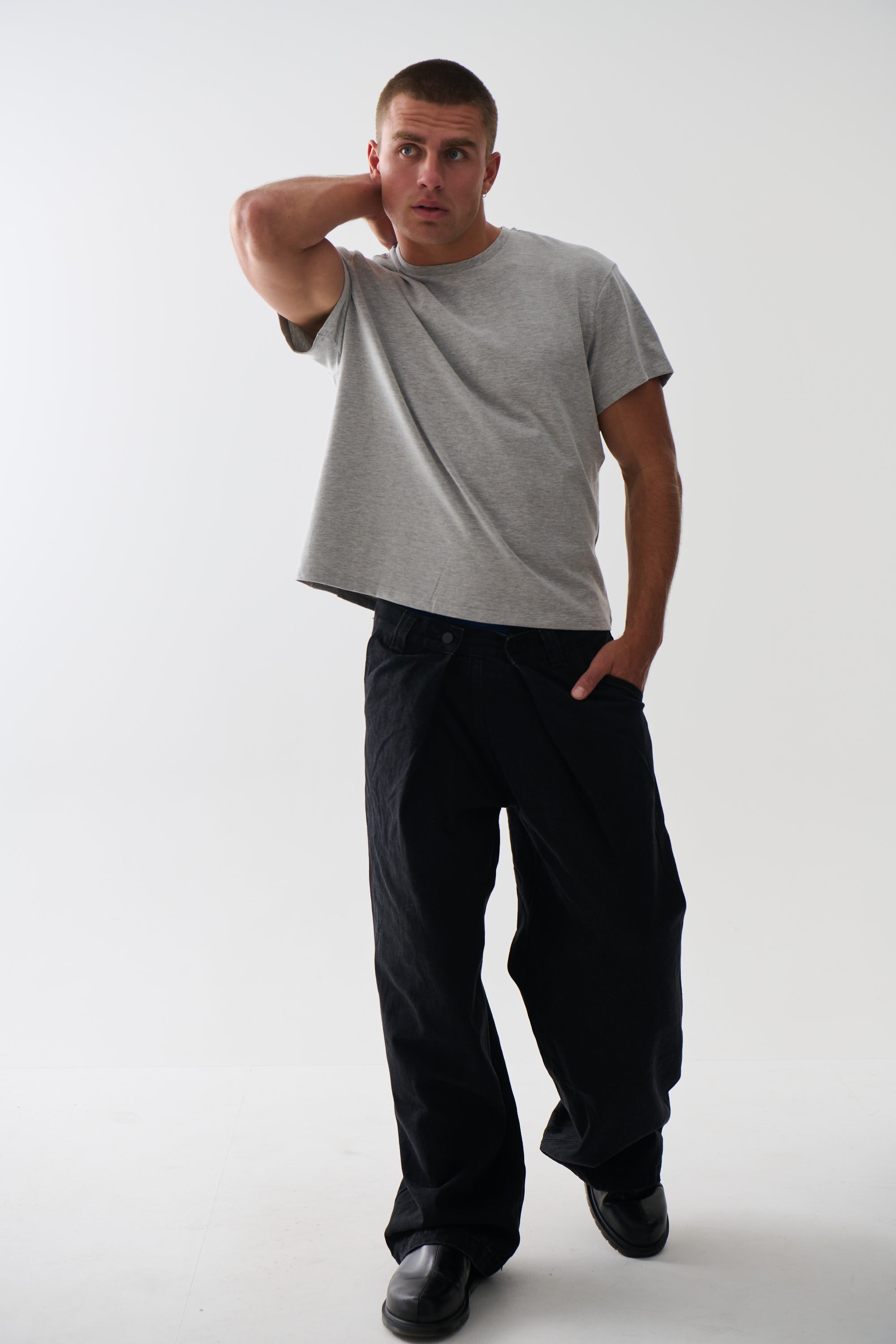 Roland Stretch Tee Grey