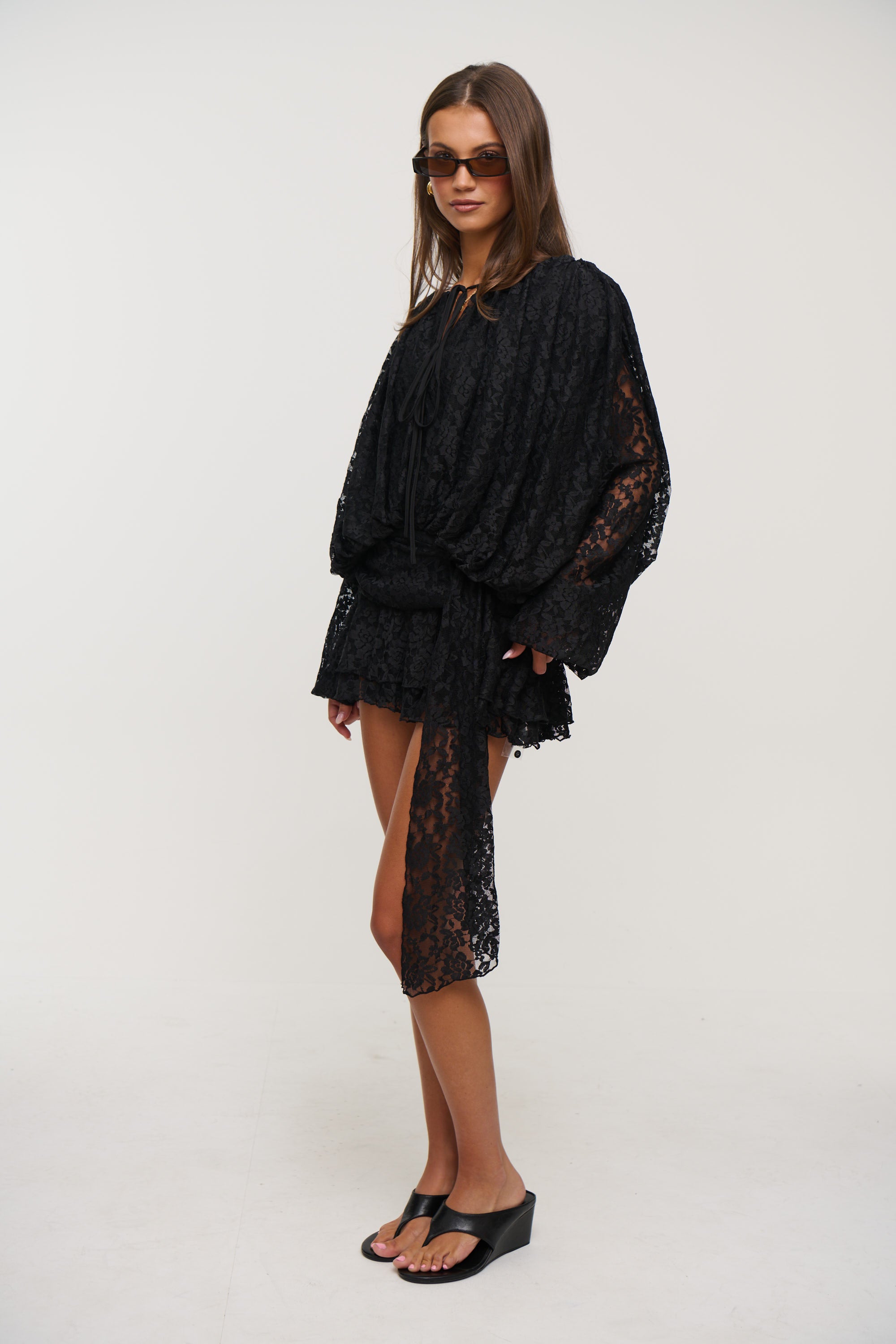 Elements Mini Dress Noir
