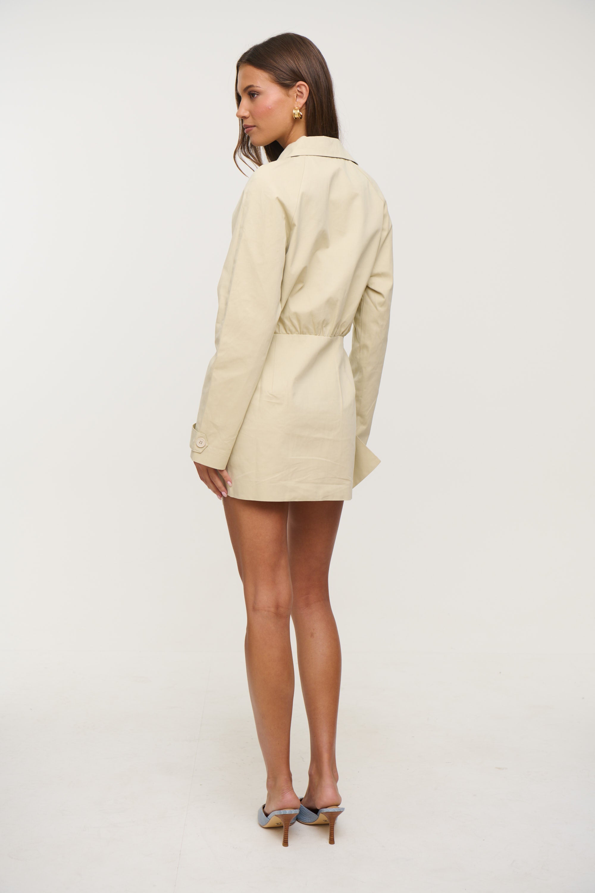 Wiseguy Mini Dress Sand