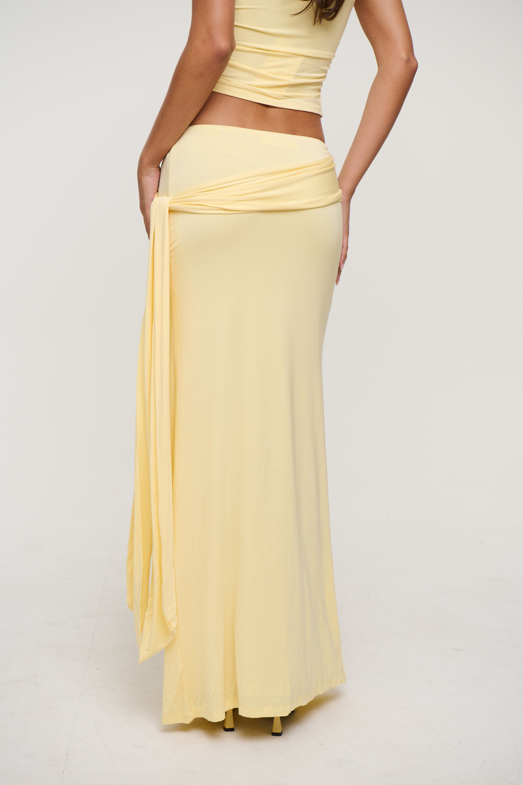 Winslet Maxi Skirt Lemon