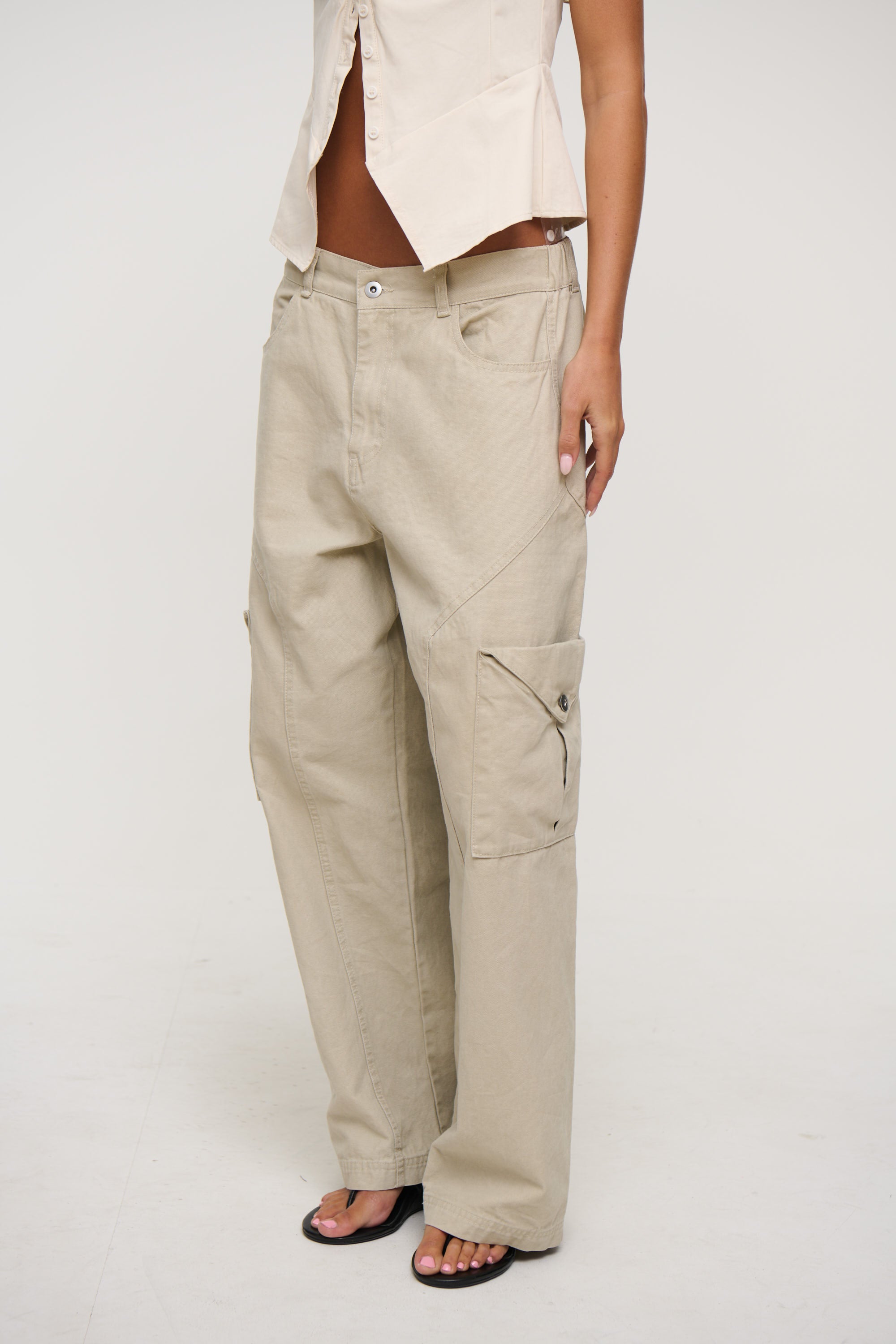 Annie Cargo Pant Stone