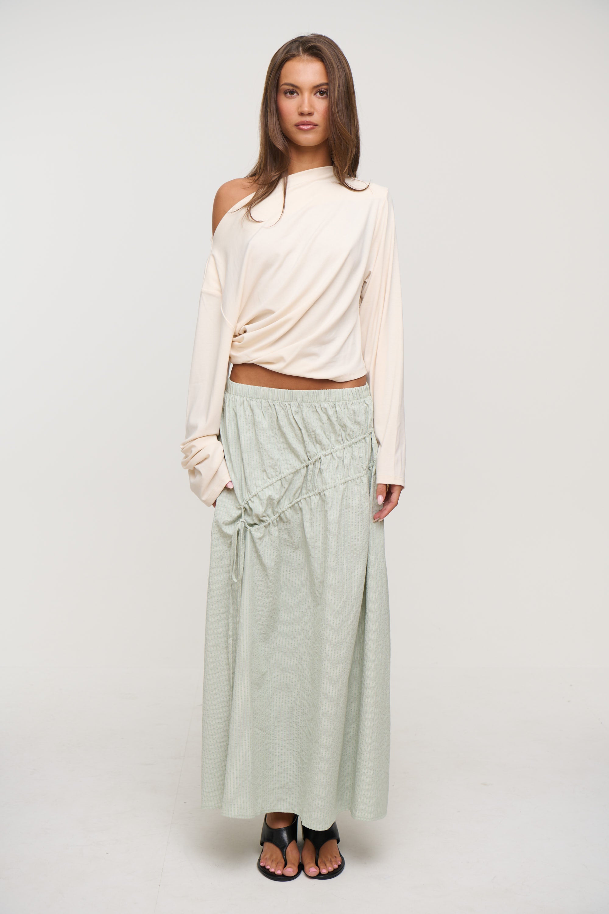 Nixon Maxi Skirt Sage