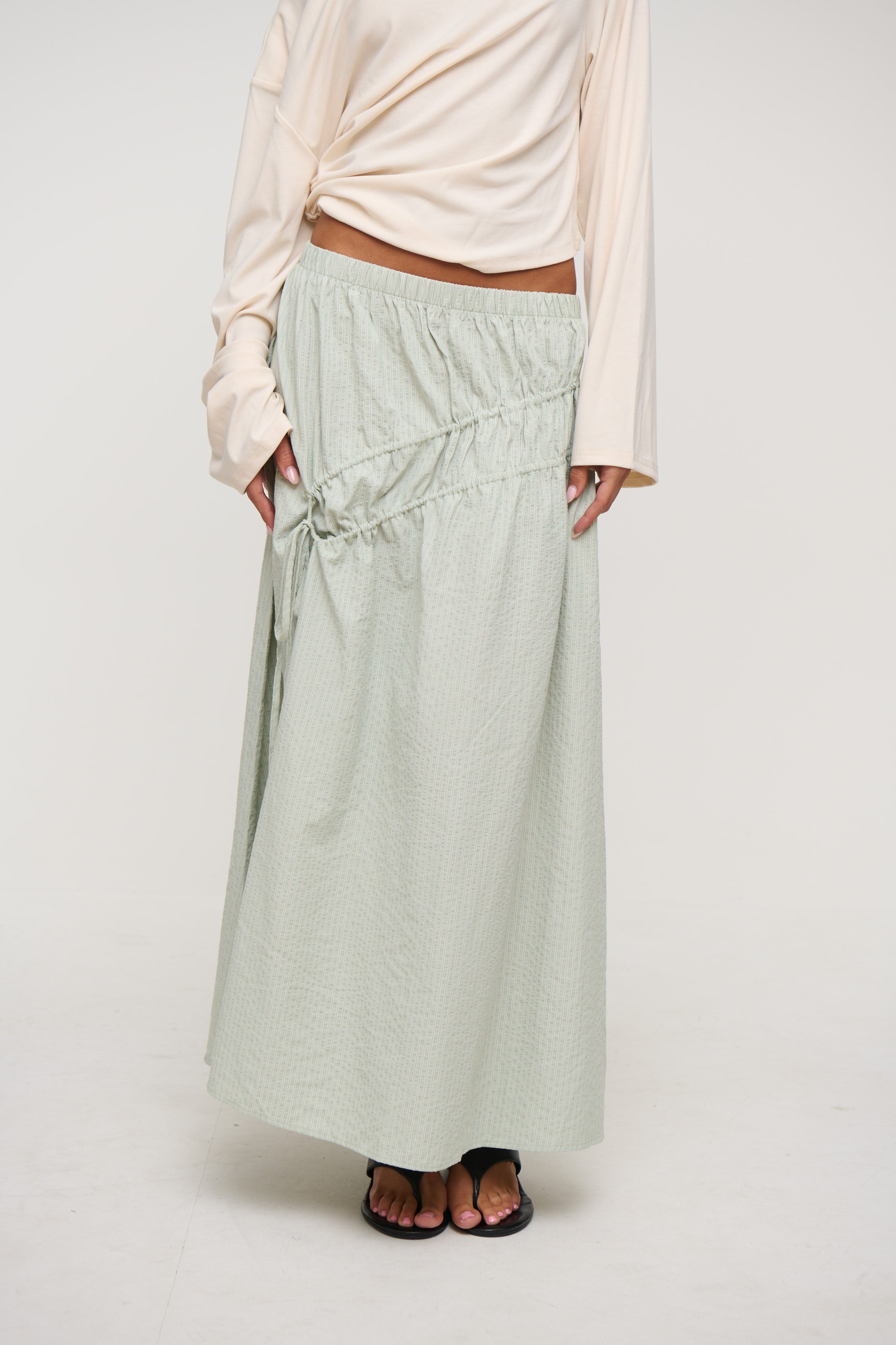 Nixon Maxi Skirt Sage