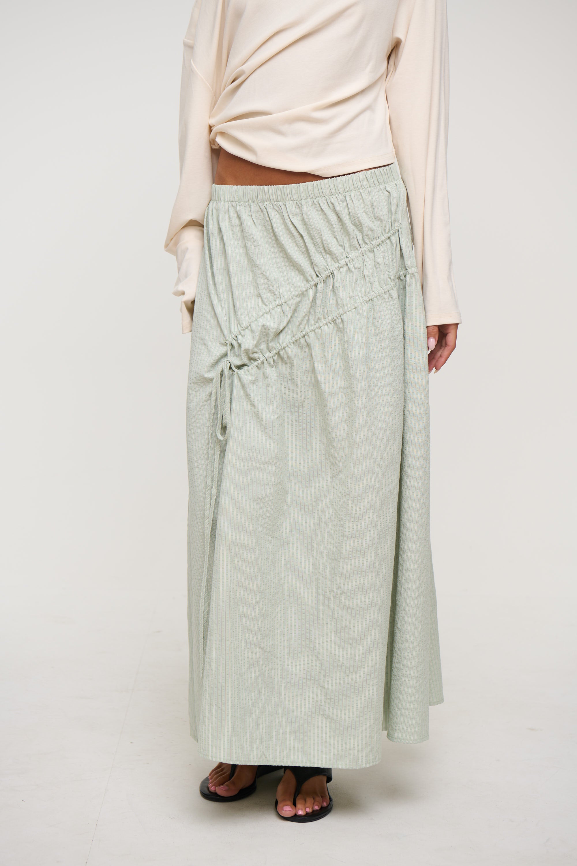 Nixon Maxi Skirt Sage