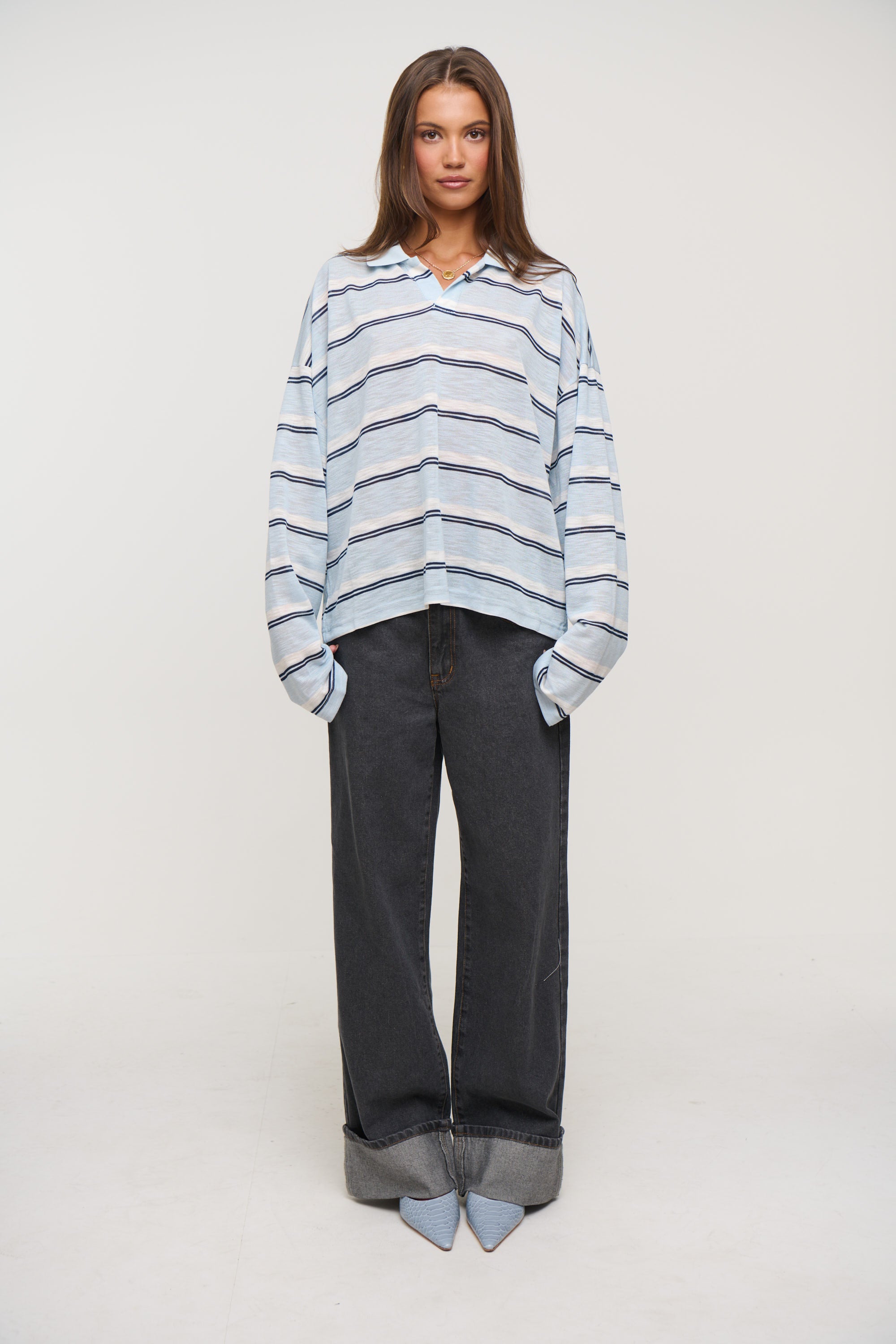 Rebels Jersey Baby Blue Stripe