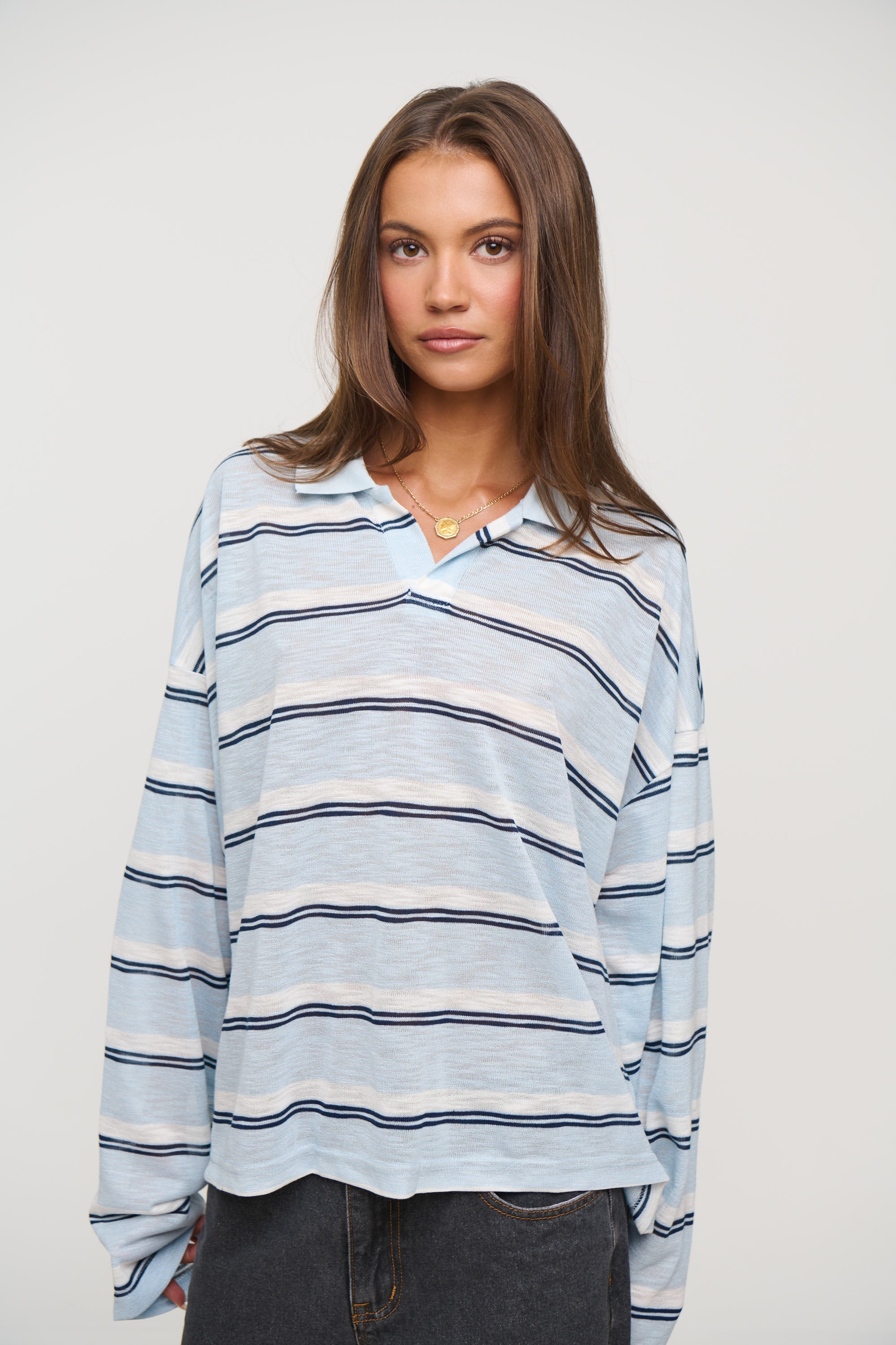 Rebels Jersey Baby Blue Stripe