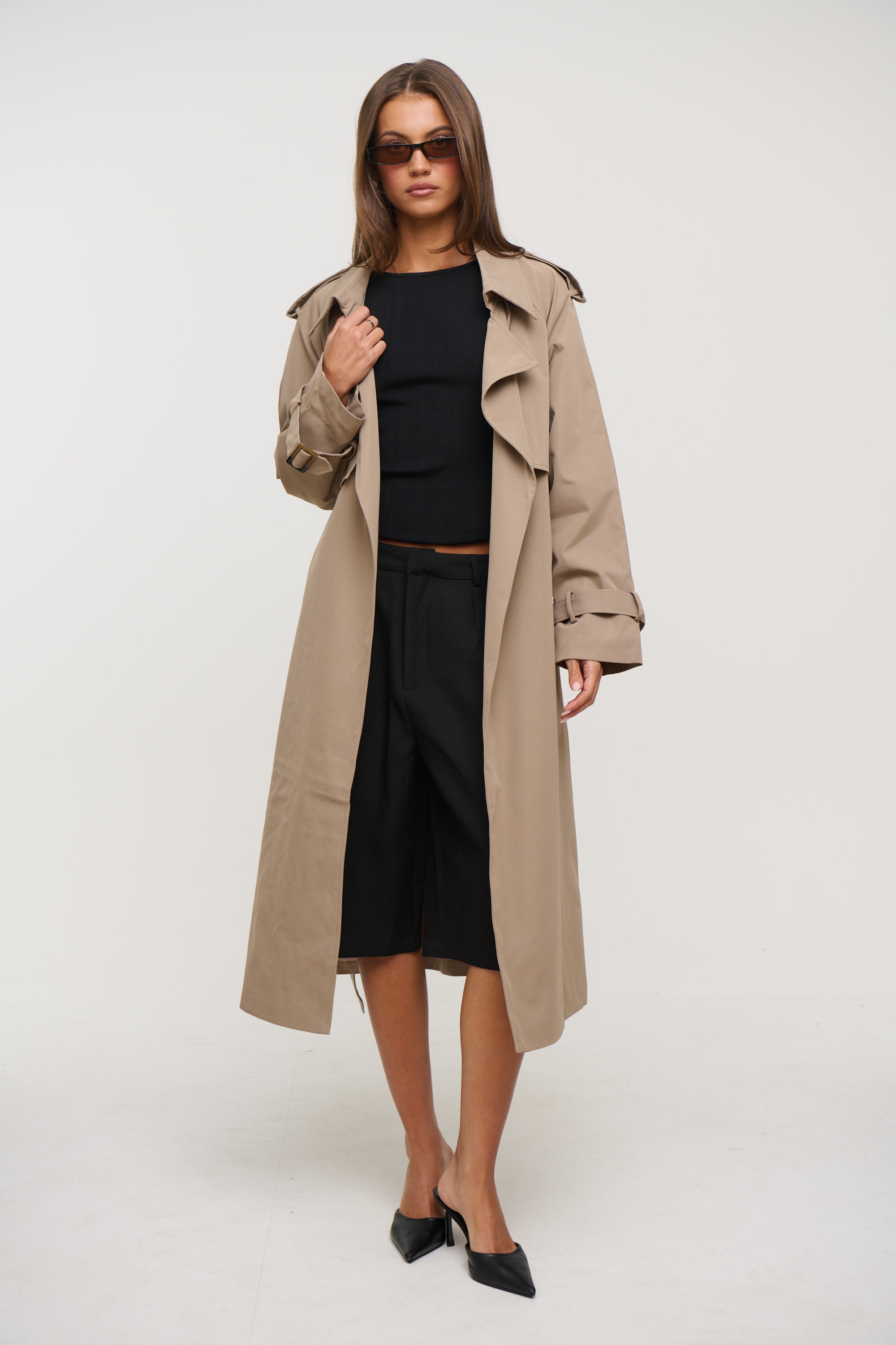 Darci Trench Mocha