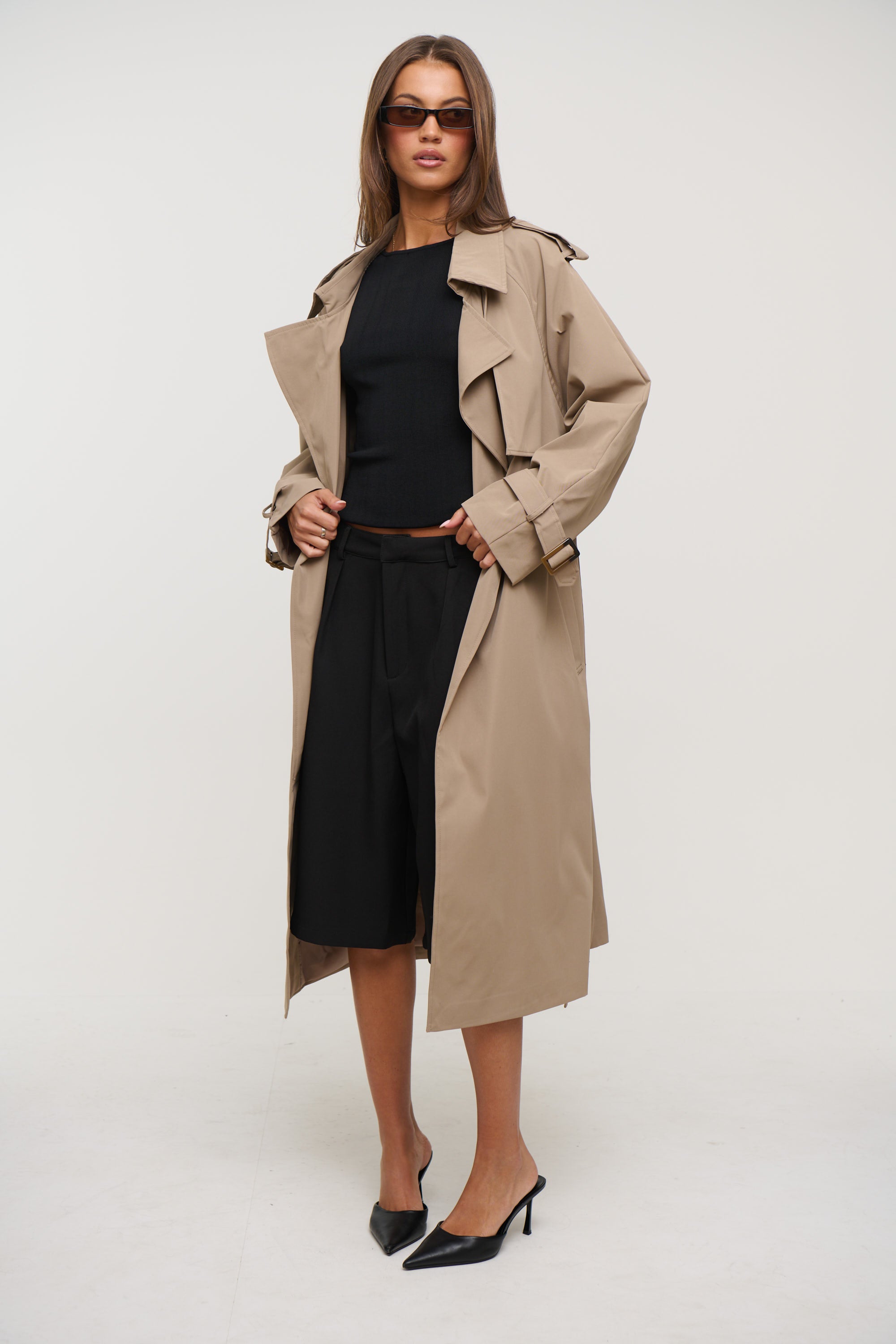 Darci Trench Mocha