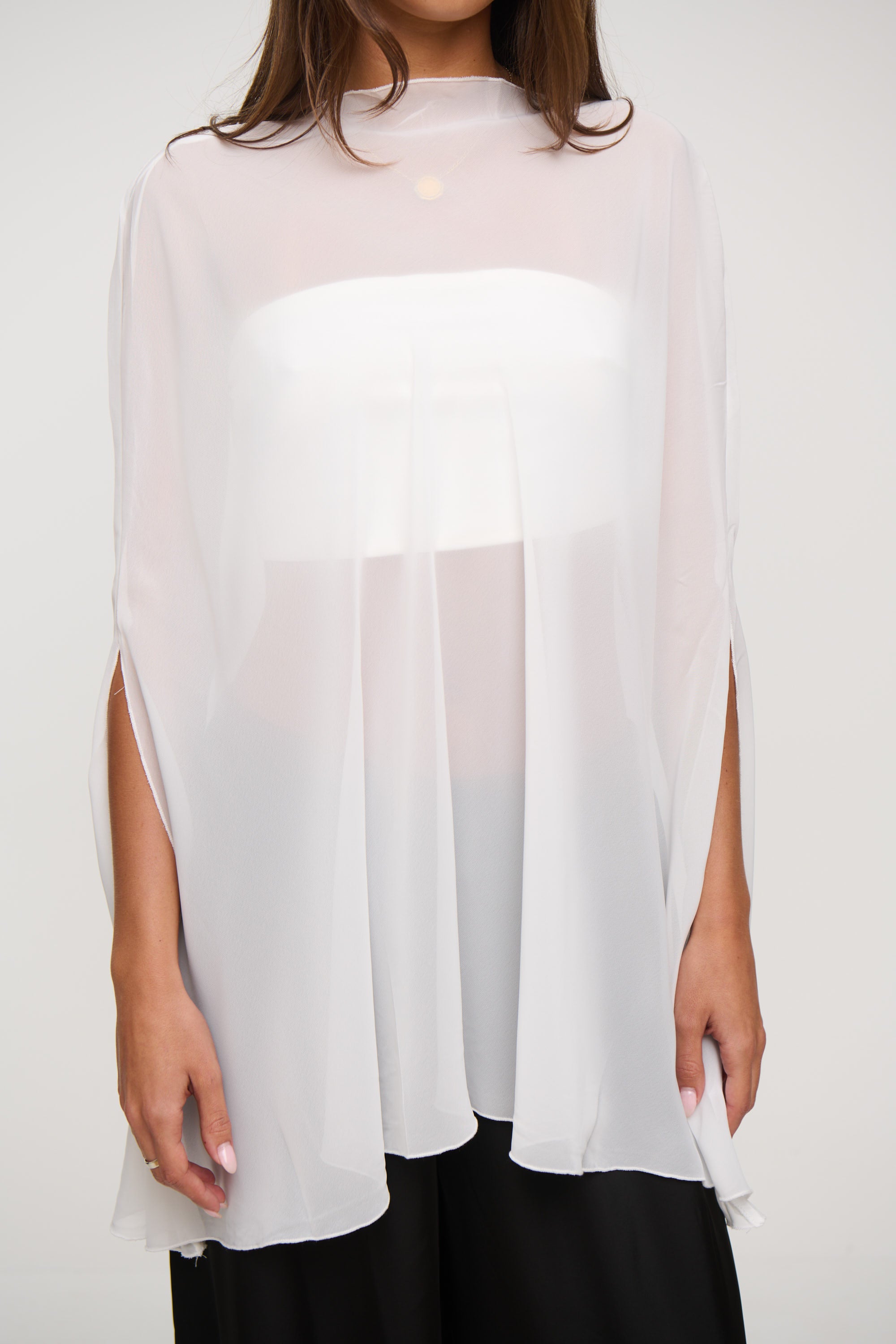 Aura Poncho Porcelain