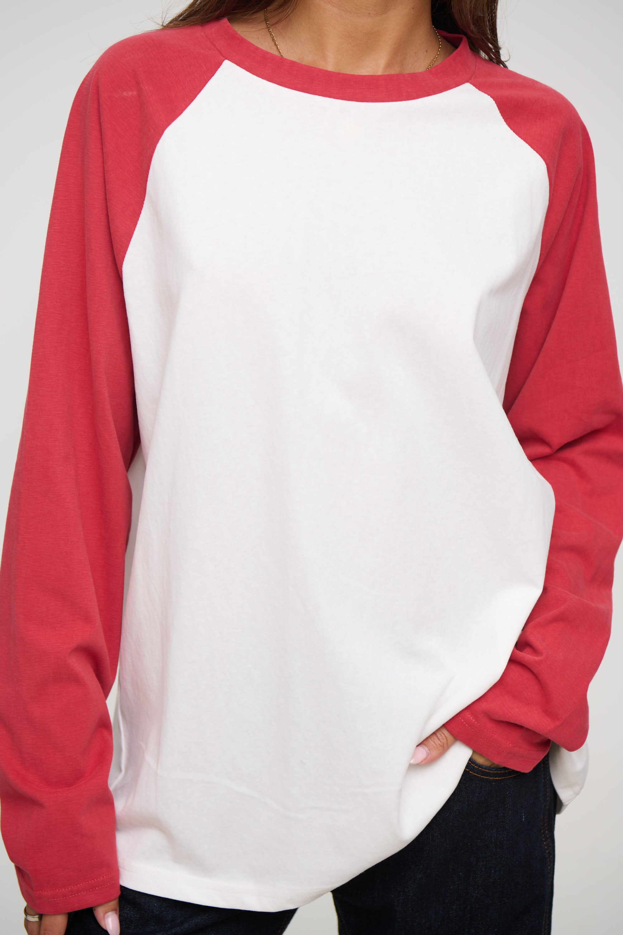 Kravitz Baseball Tee Crimson