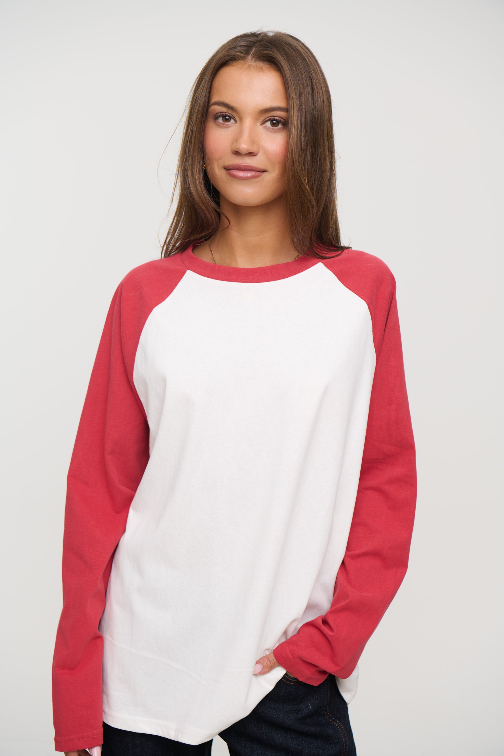 Kravitz Baseball Tee Crimson