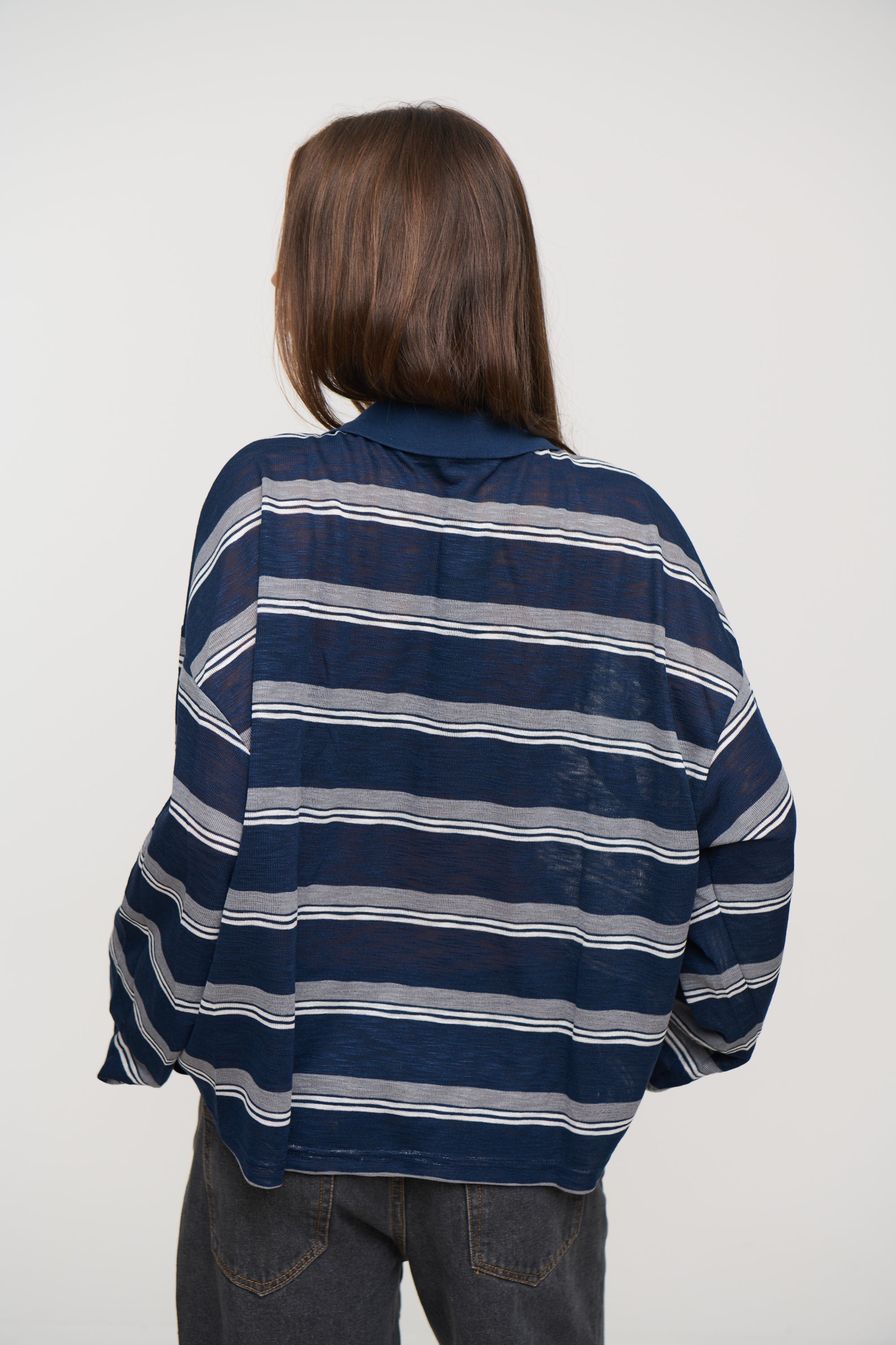 Rebels Jersey Navy Stripe
