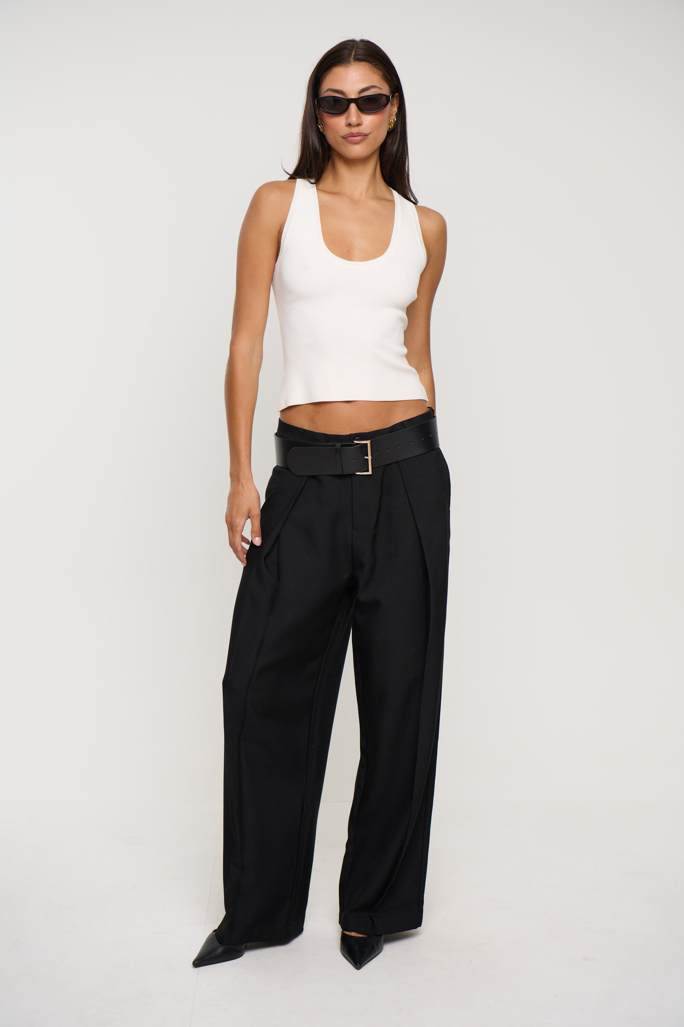 Unisex Josh Baggy Pant Black