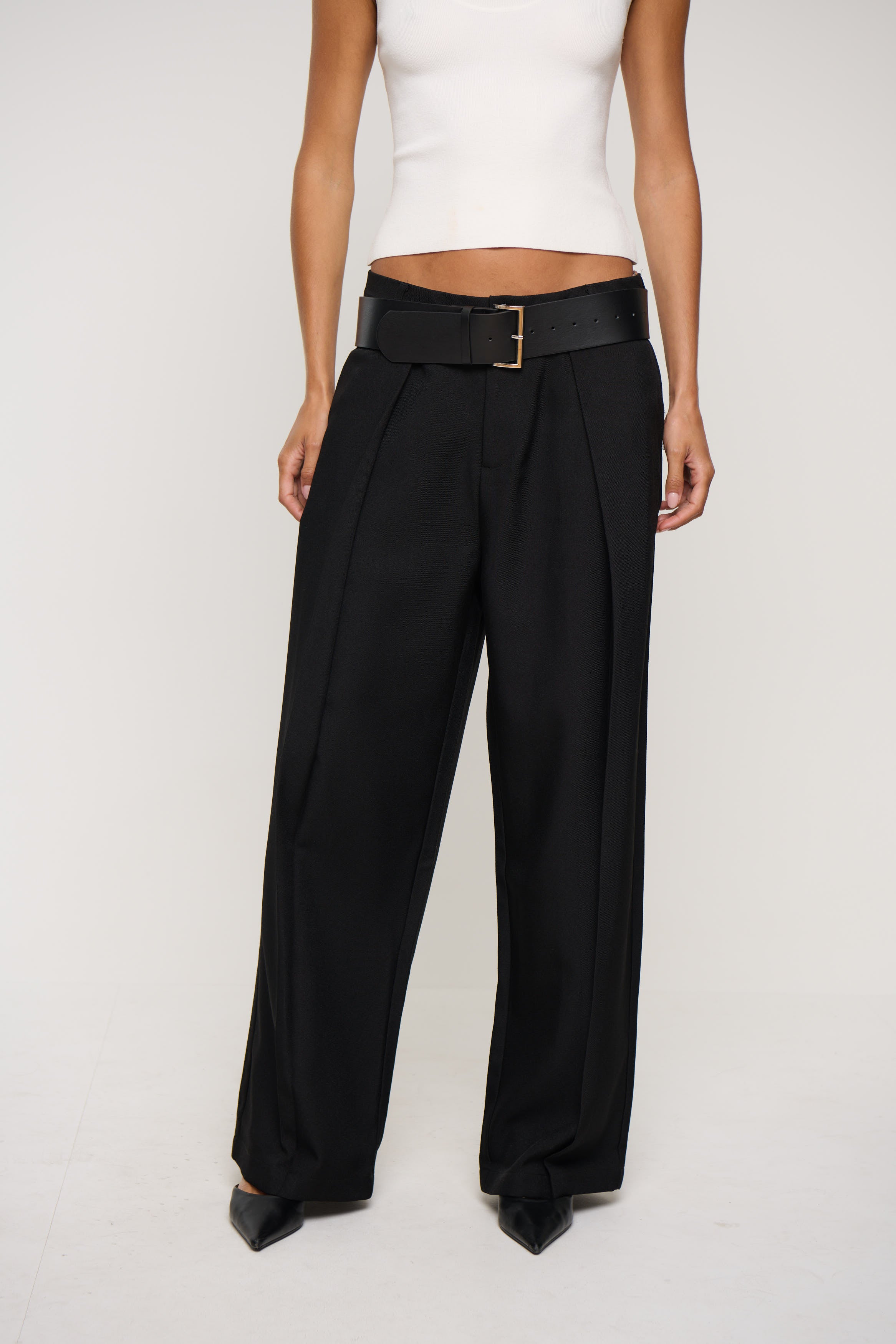 Unisex Josh Baggy Pant Black