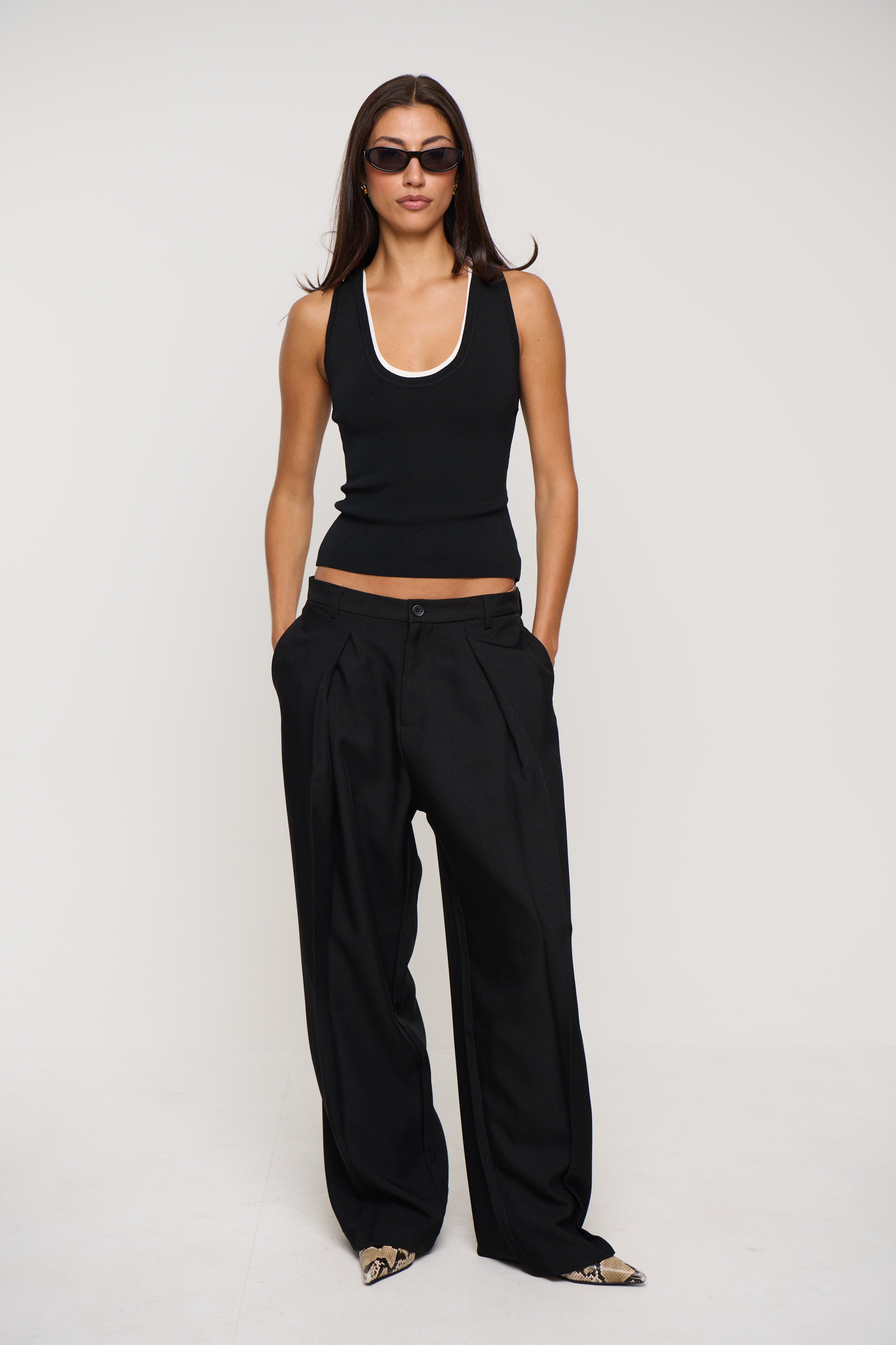 Adana Tank Top Black