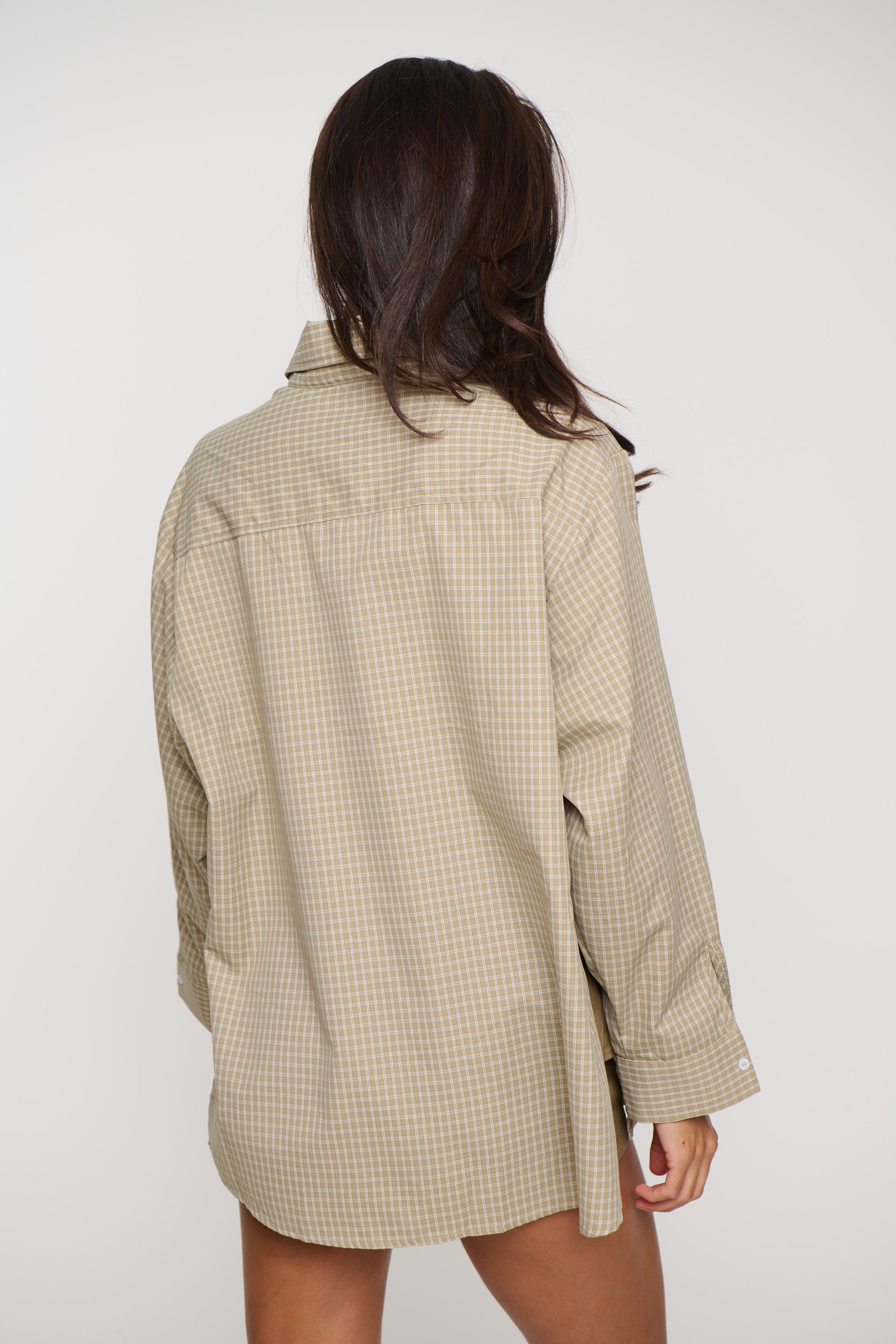 Summer Check Shirt Olive