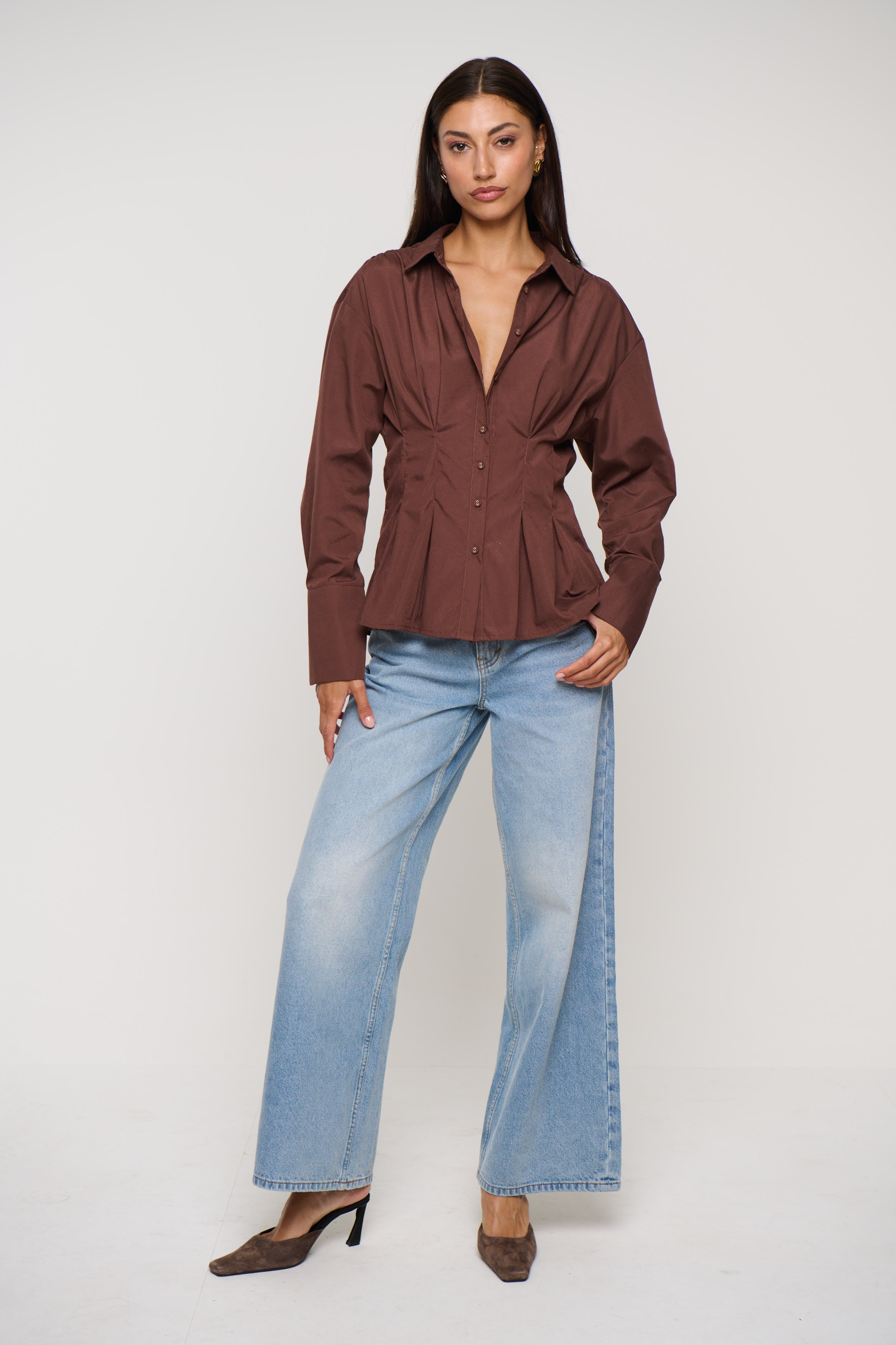 Jaymie Shirt Chocolate