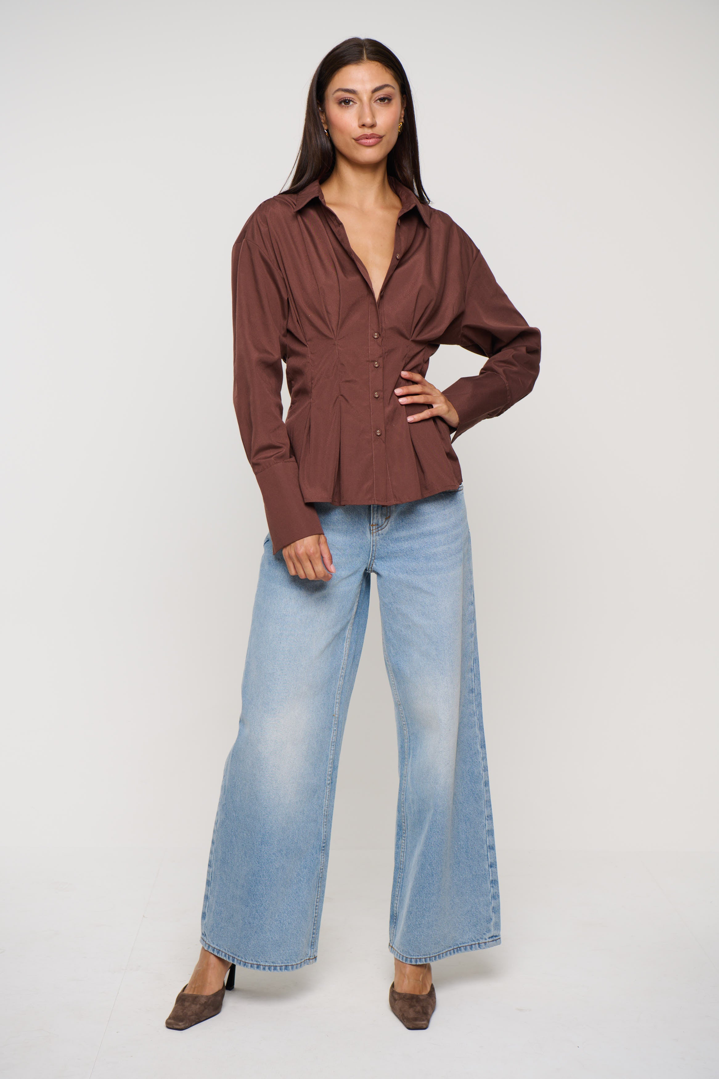 Jaymie Shirt Chocolate