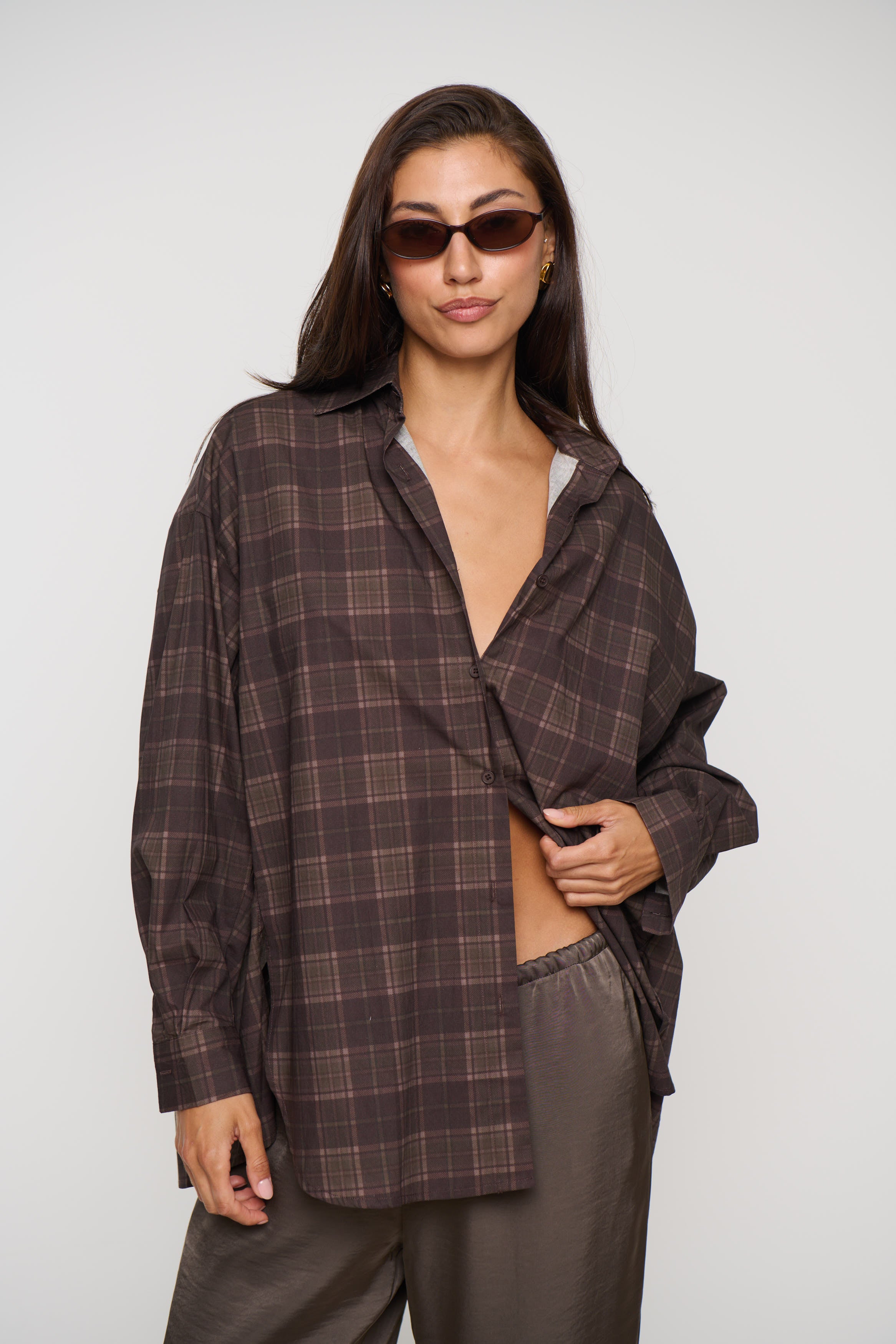 Zaria Shirt Dark Grey