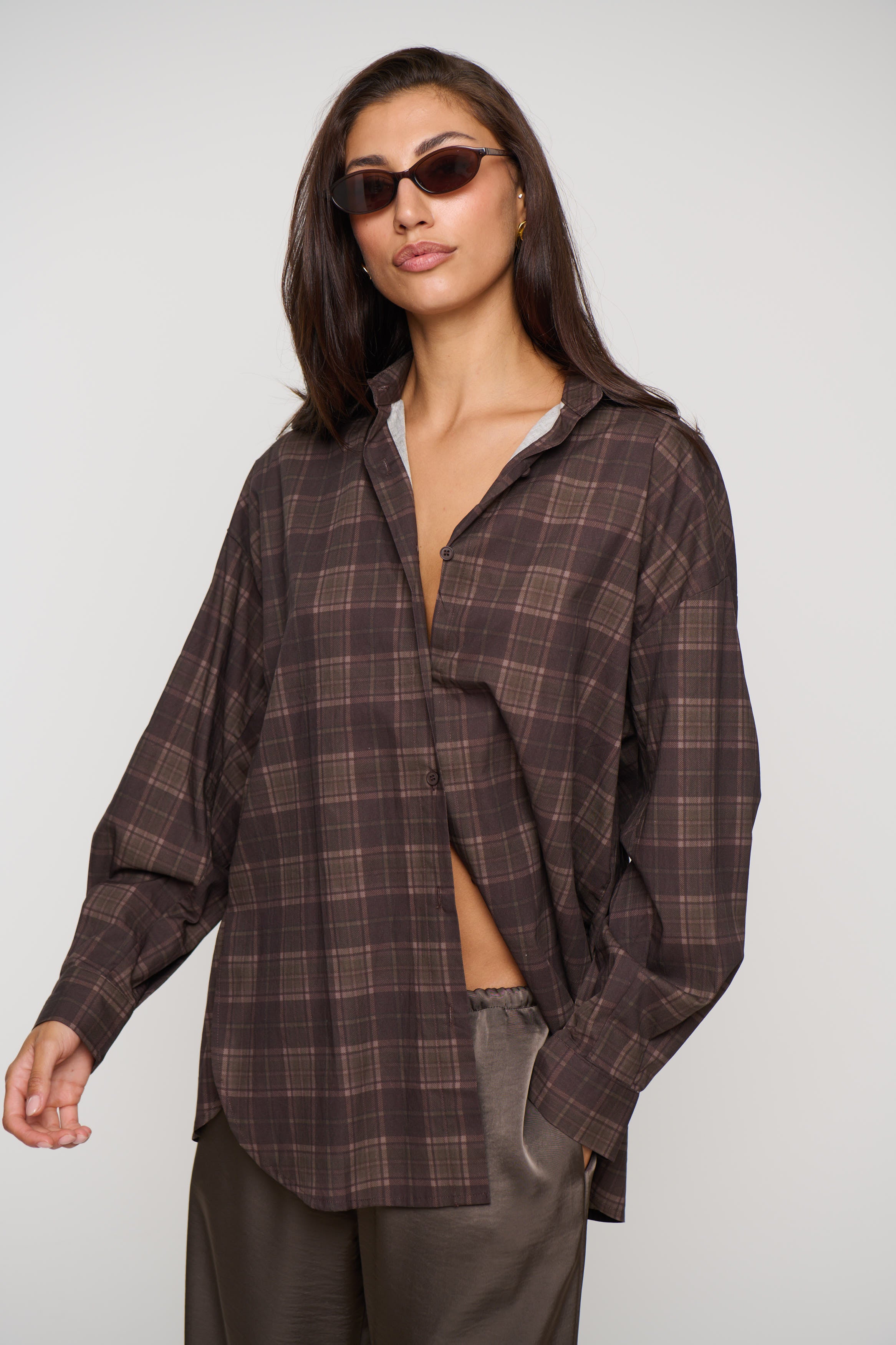 Zaria Shirt Dark Grey