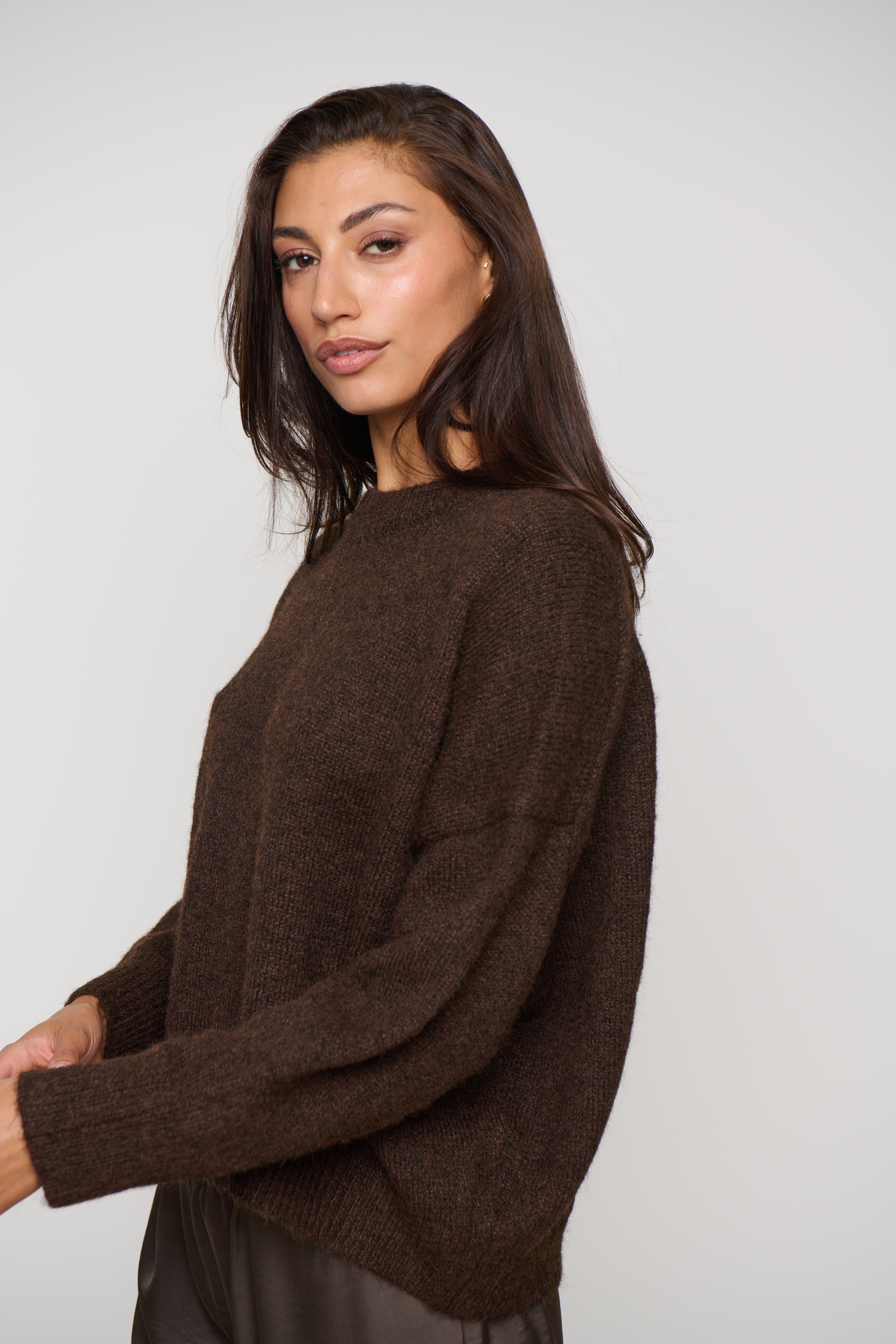 Tama Knit Jumper Chocolate