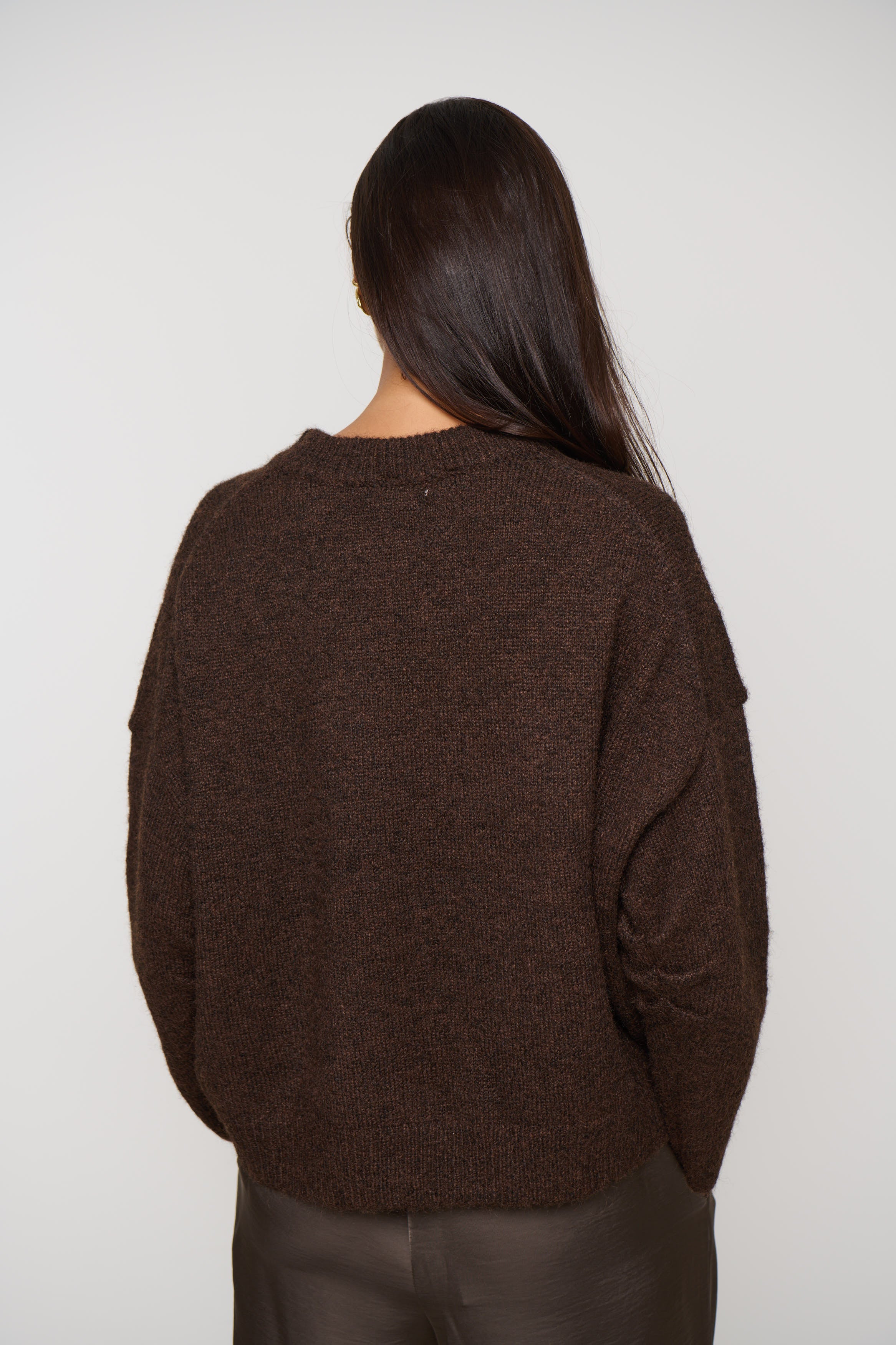 Tama Knit Jumper Chocolate