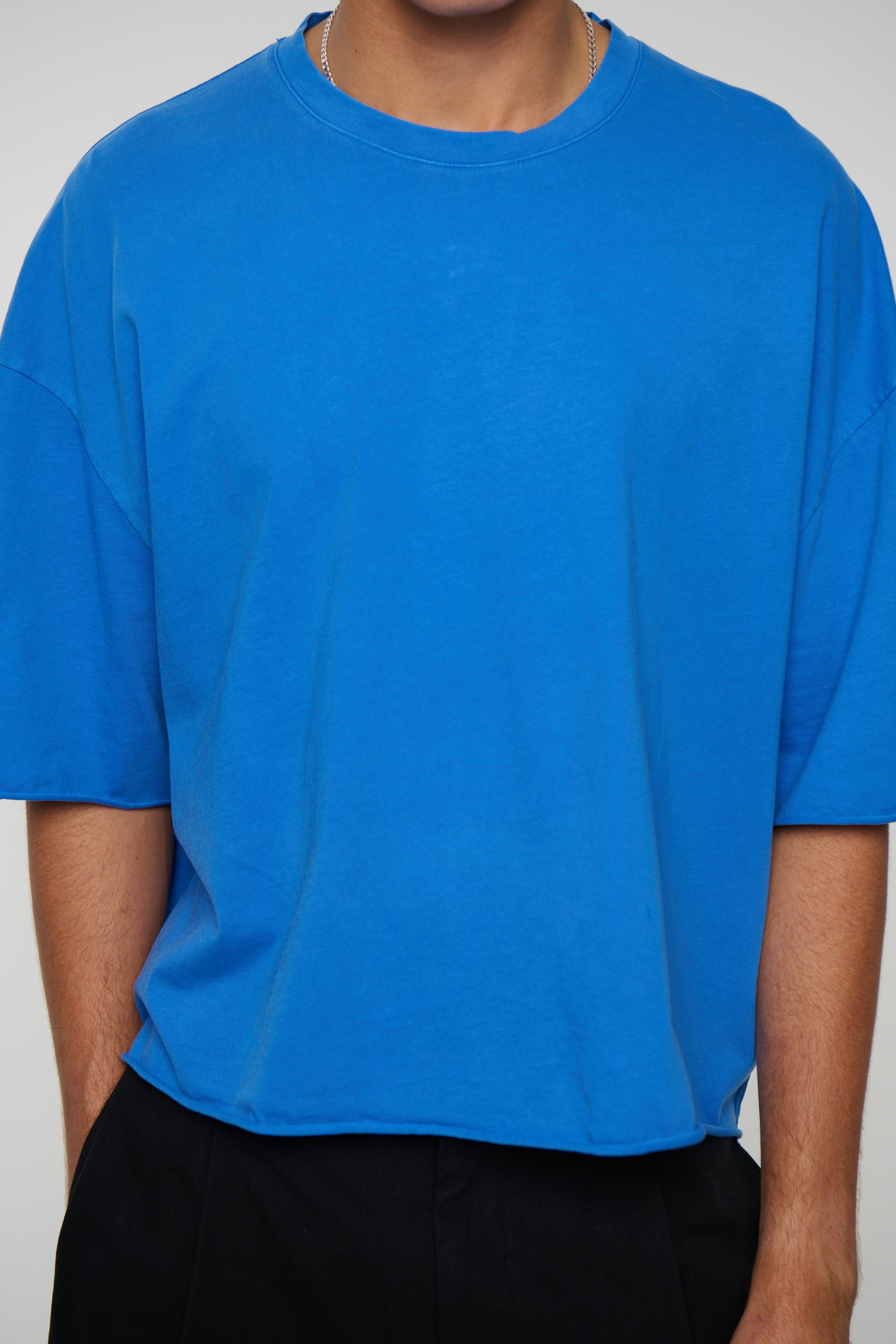 Raw 200G Cotton Box Tee Royal
