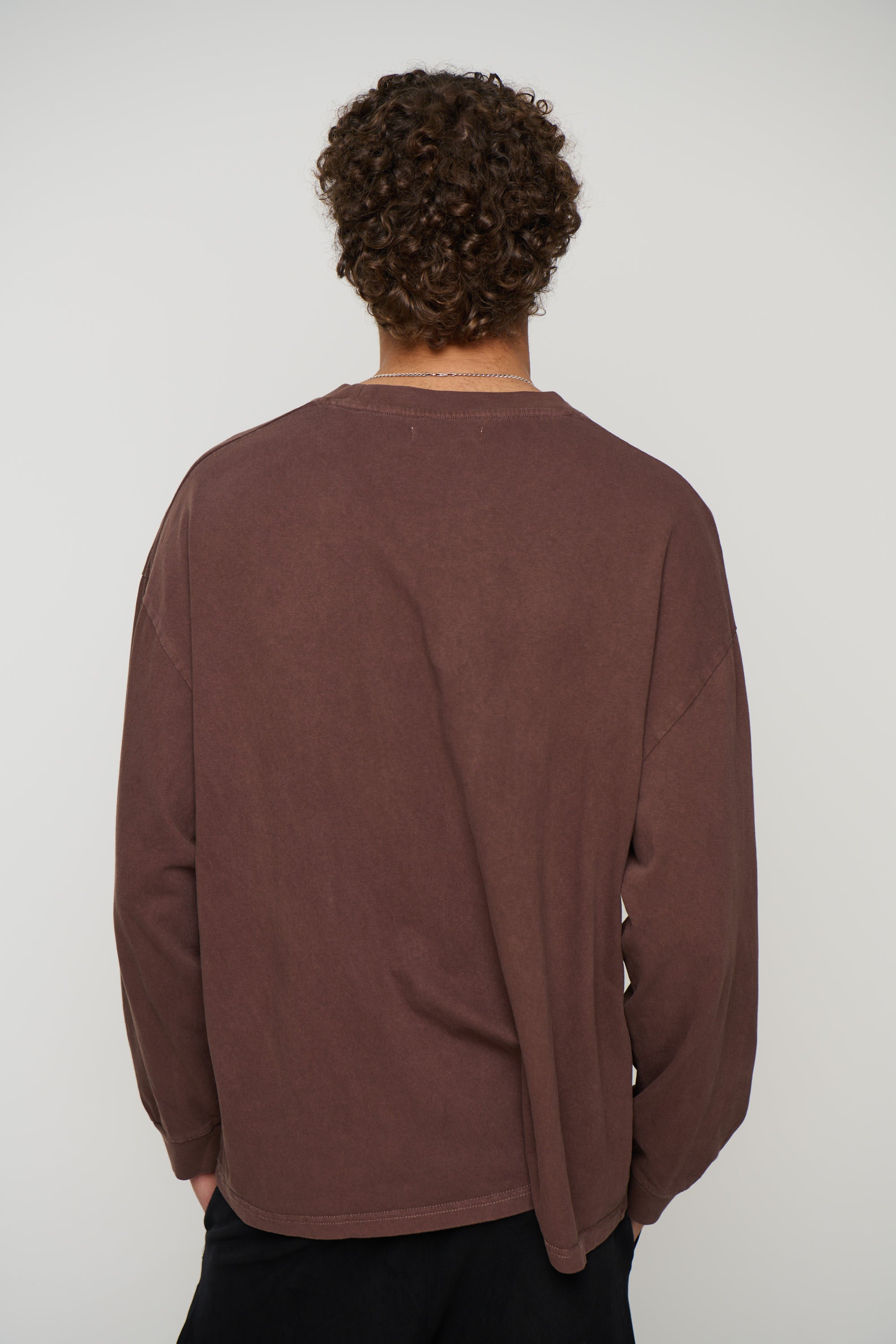 Enzyme Wash Long Sleeve Choc