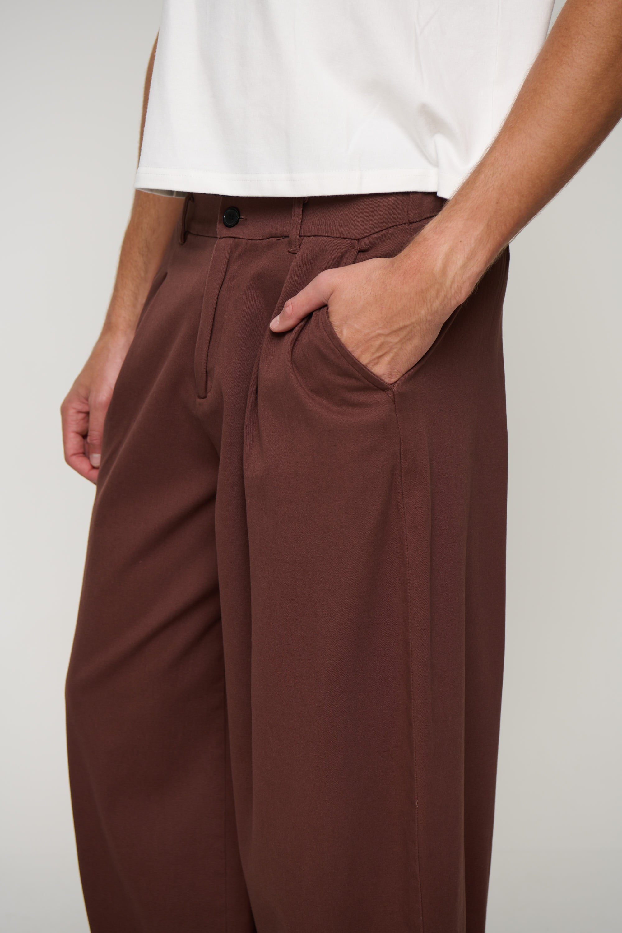 Harris Relaxed Pant Choc