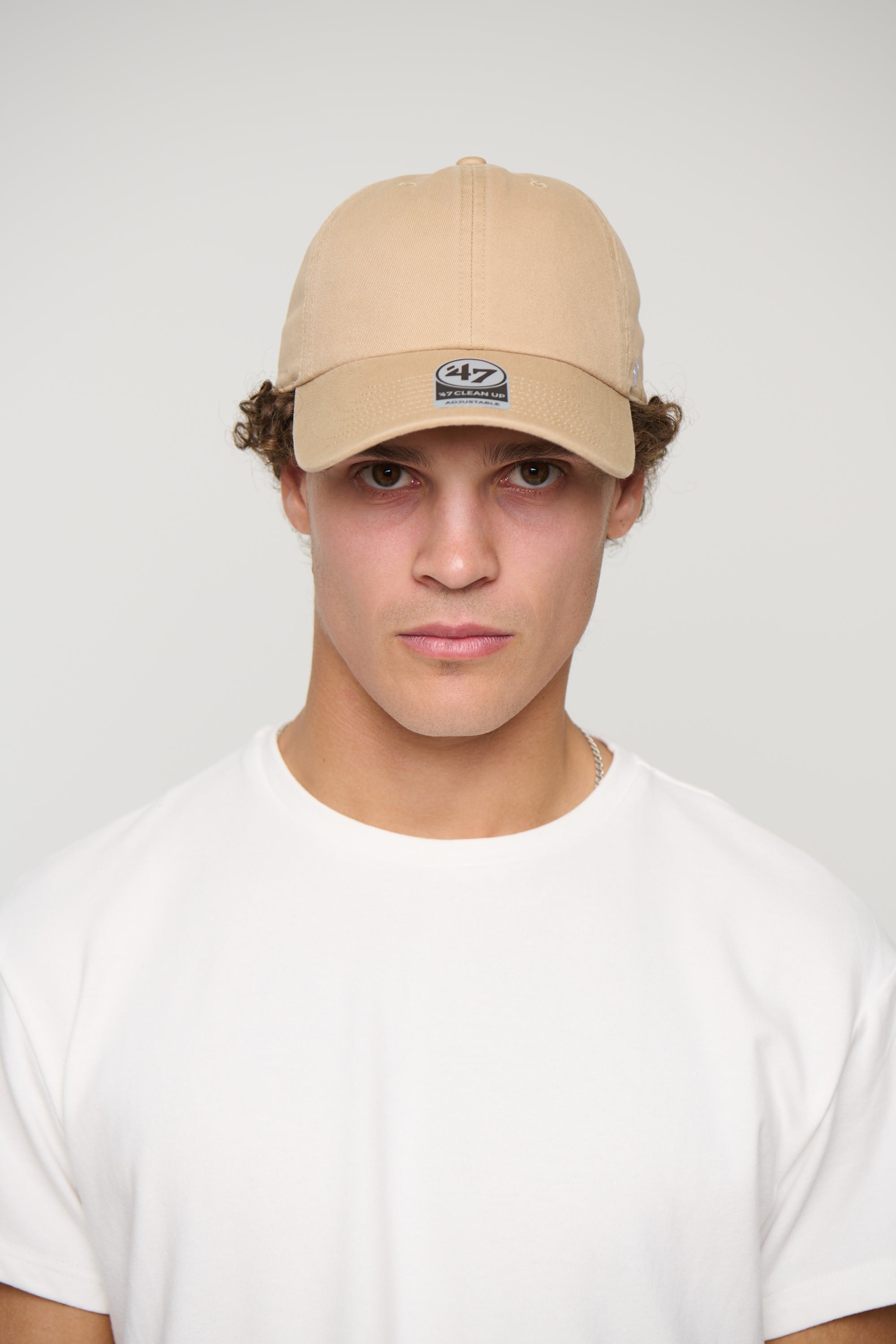 47' Blank Clean Up Cap Khaki