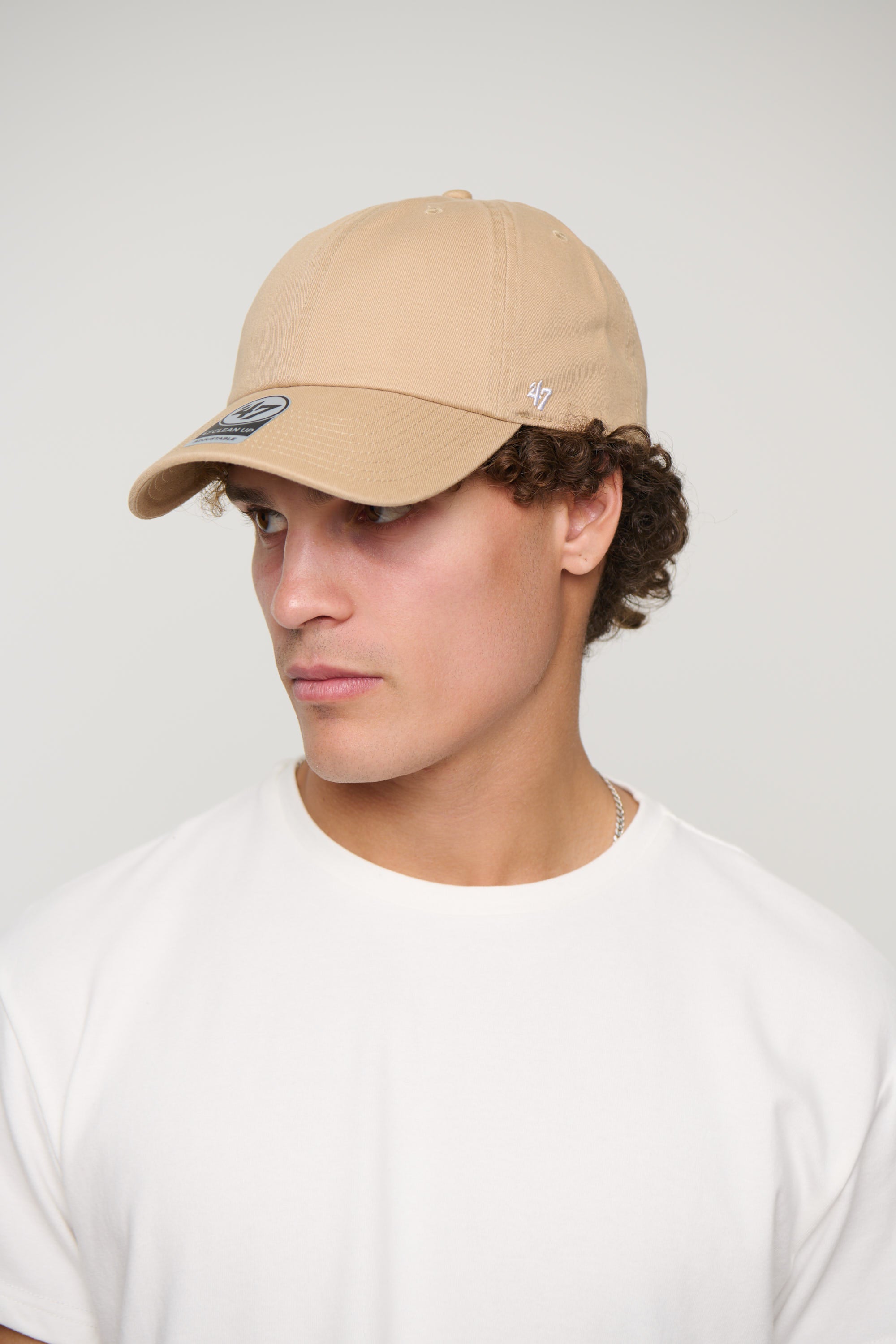 47' Blank Clean Up Cap Khaki