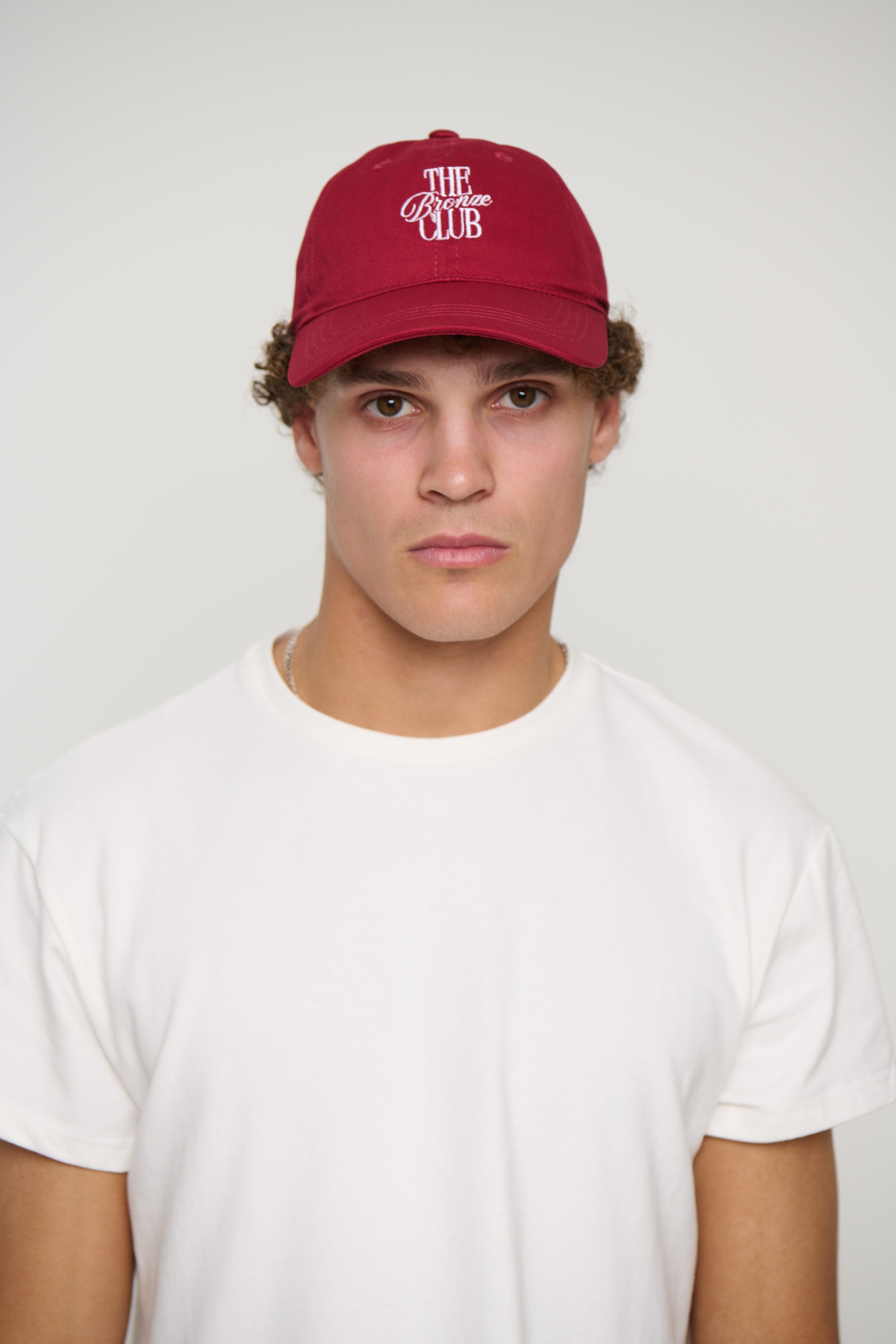 College Cap Bronze Club Carmine