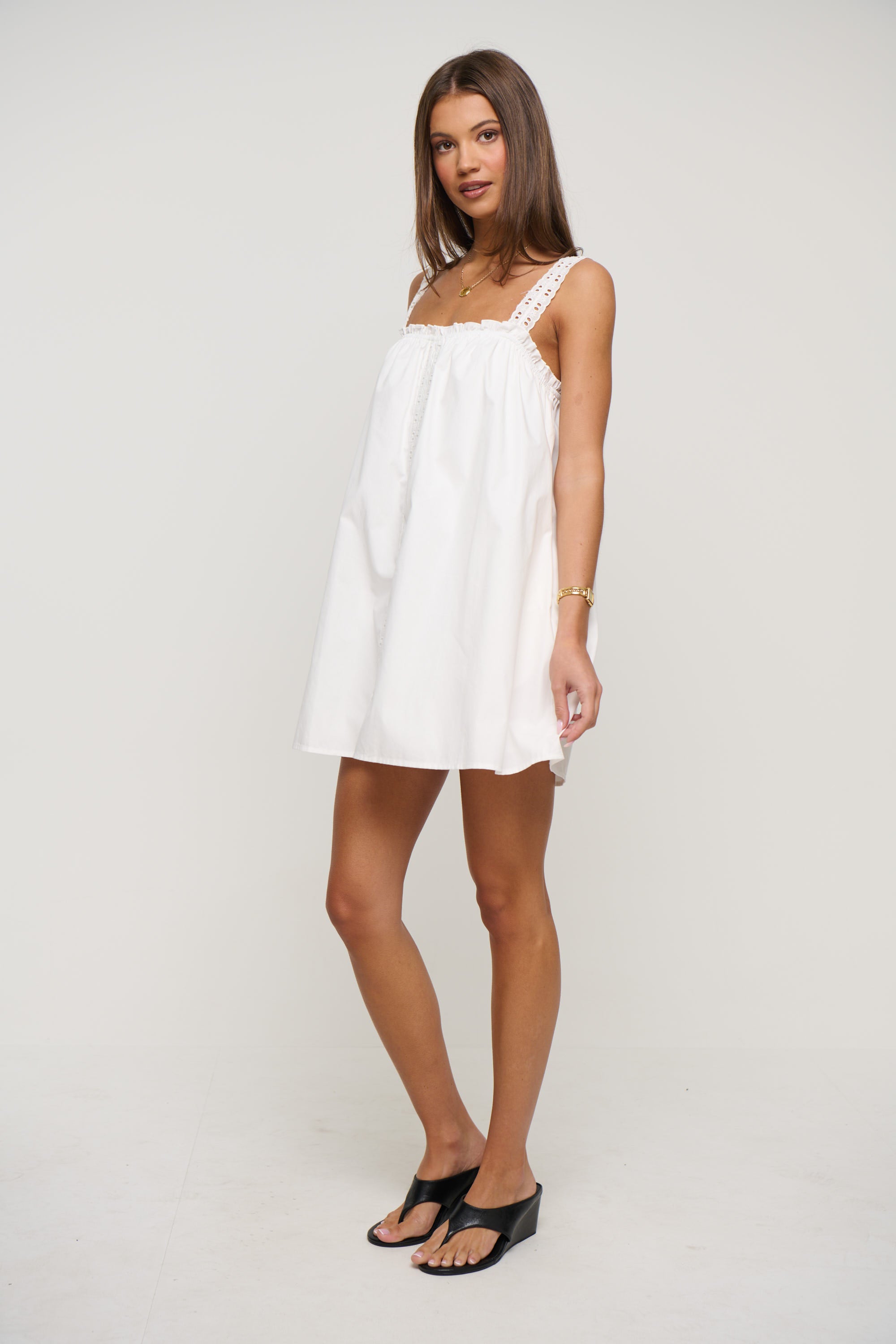 Ruena Mini Dress White
