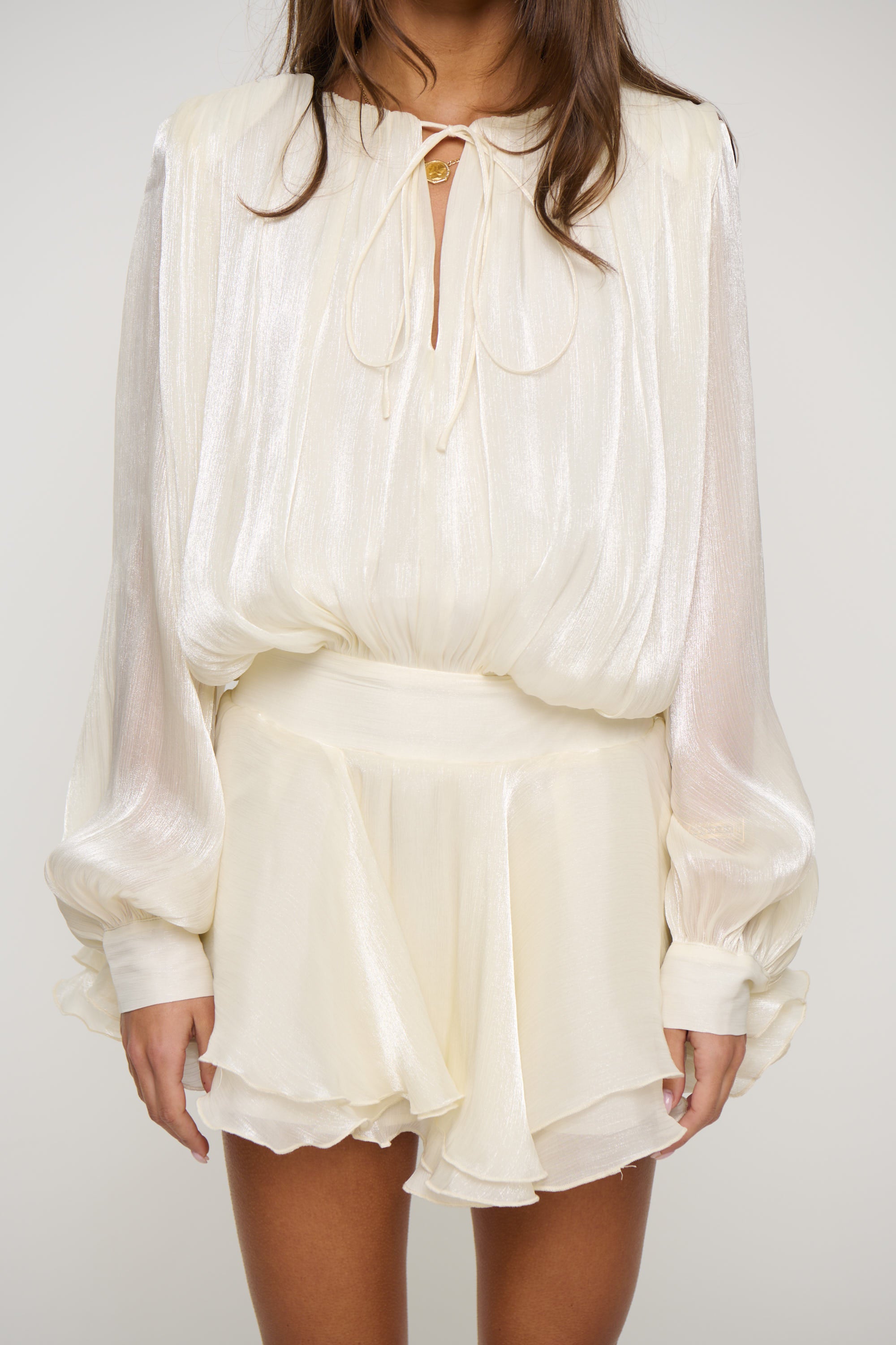Bronte Mini Dress Cream