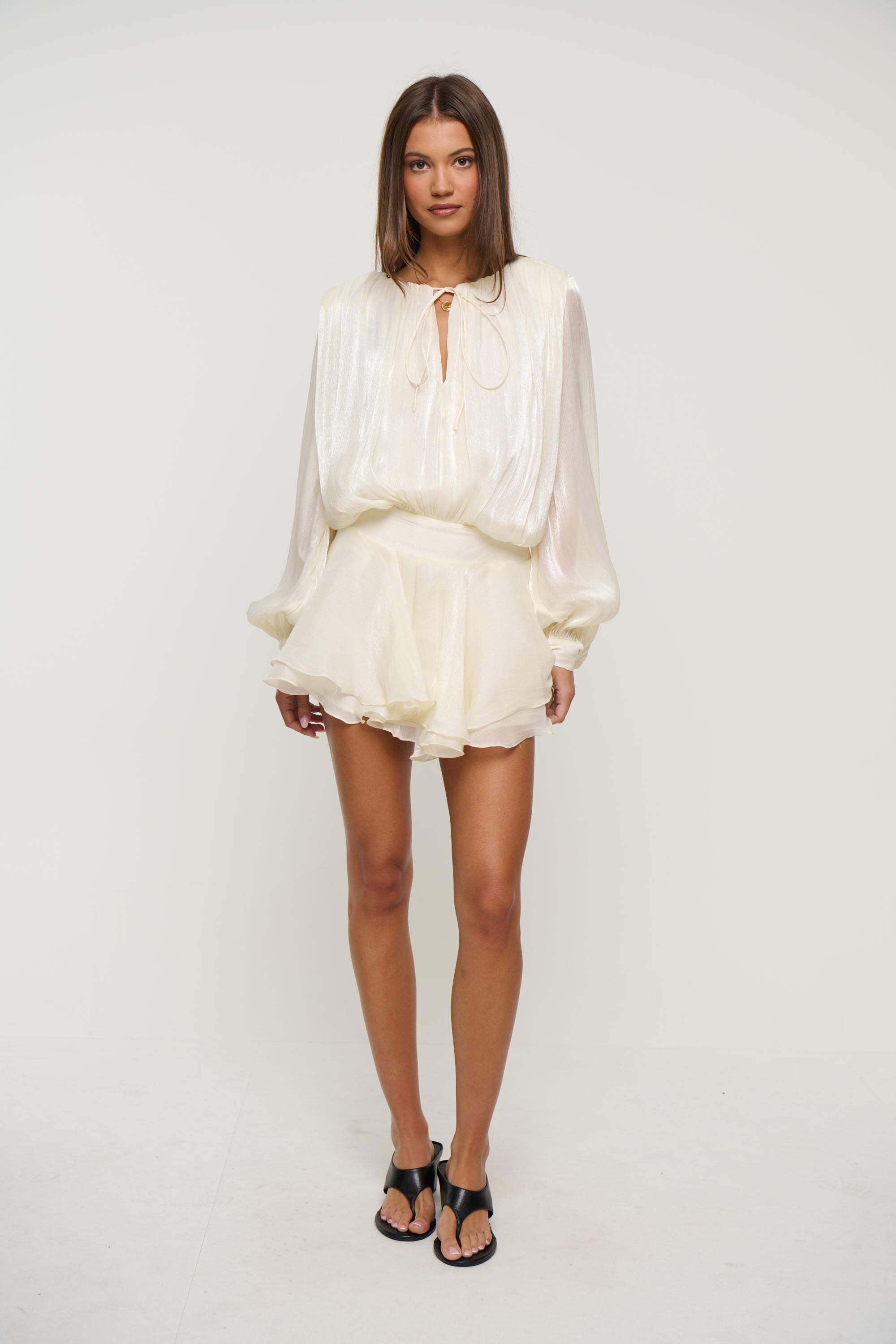 Bronte Mini Dress Cream