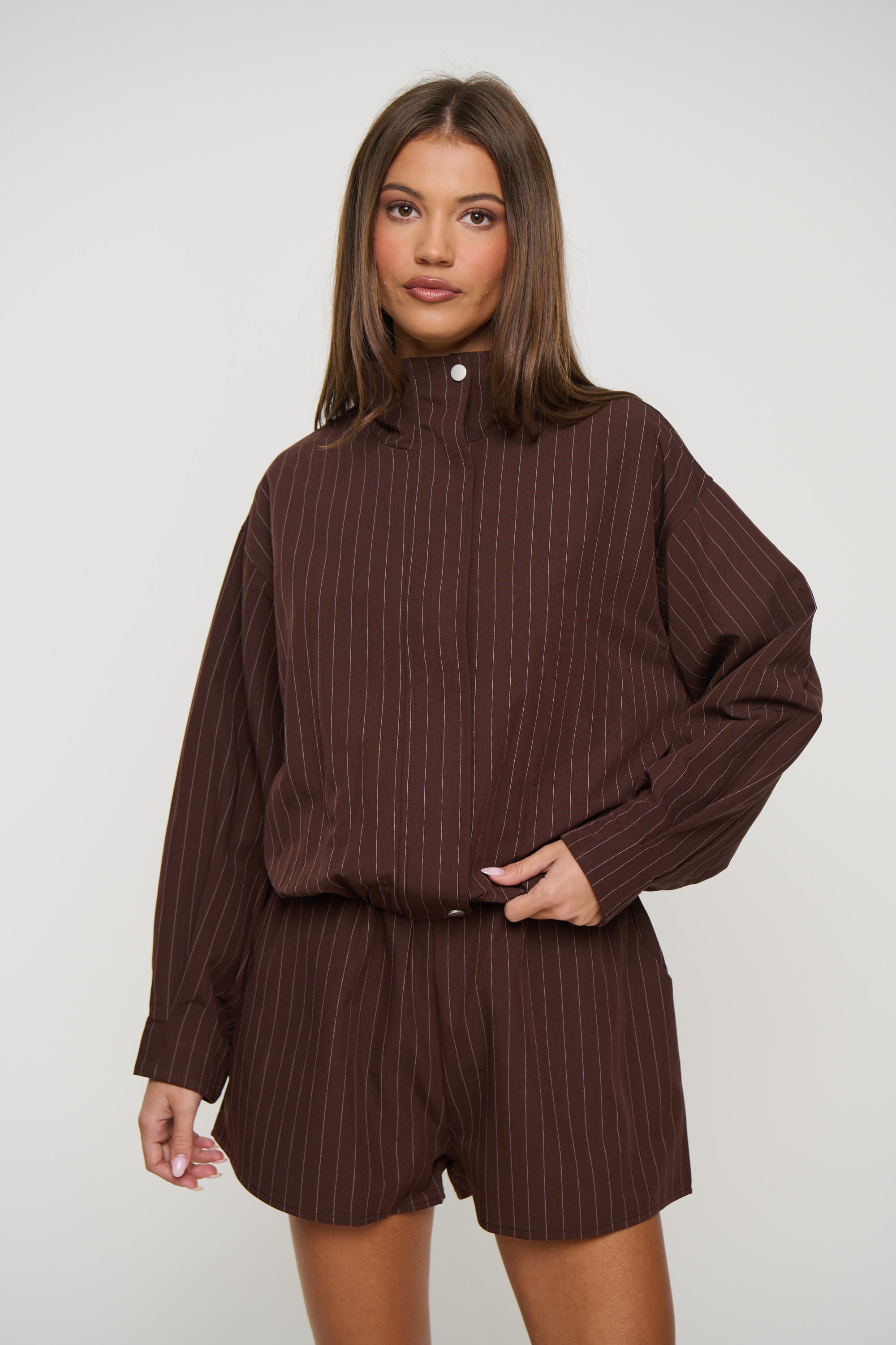 Elena Set Pinstripe