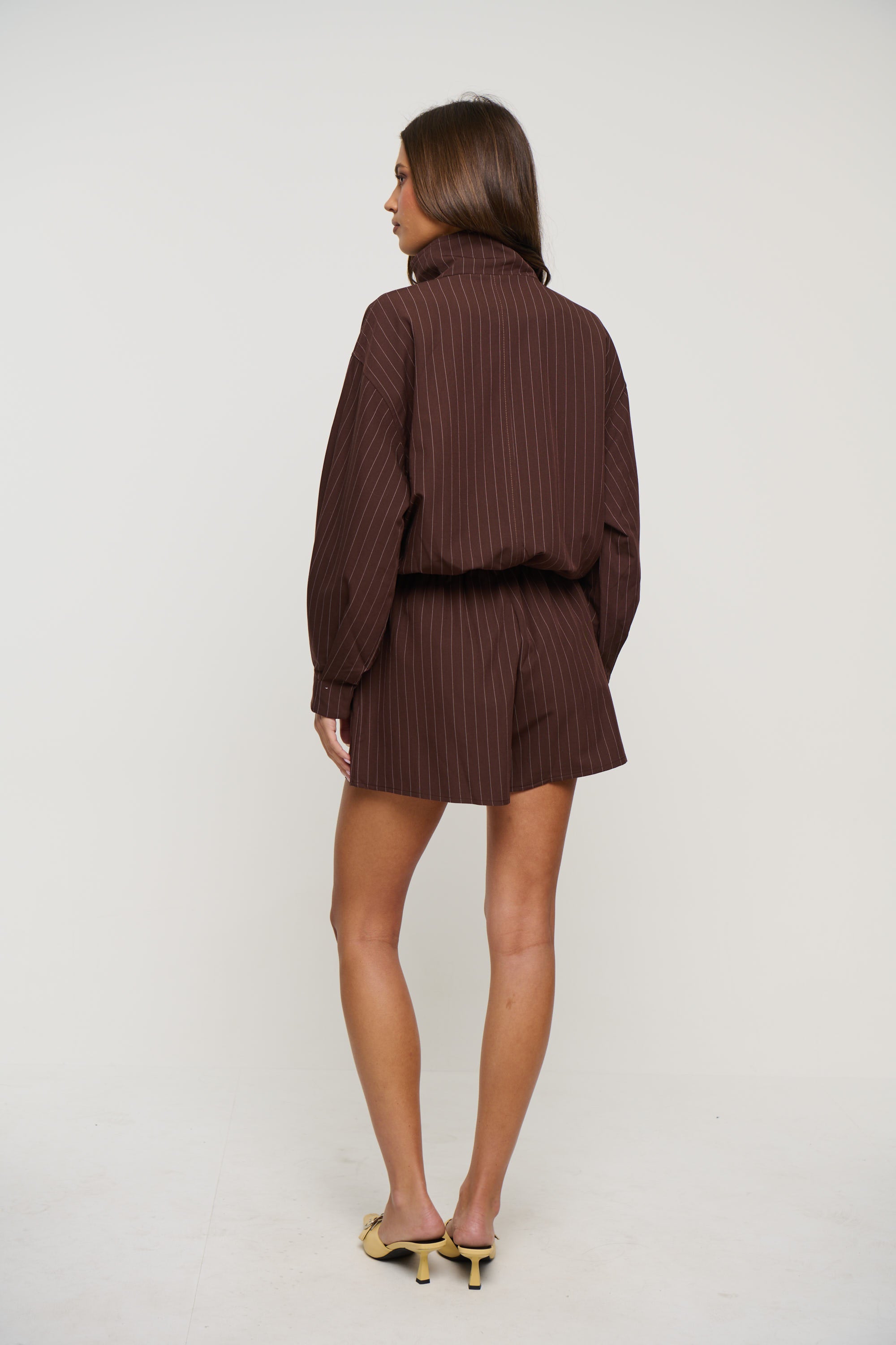 Elena Set Pinstripe