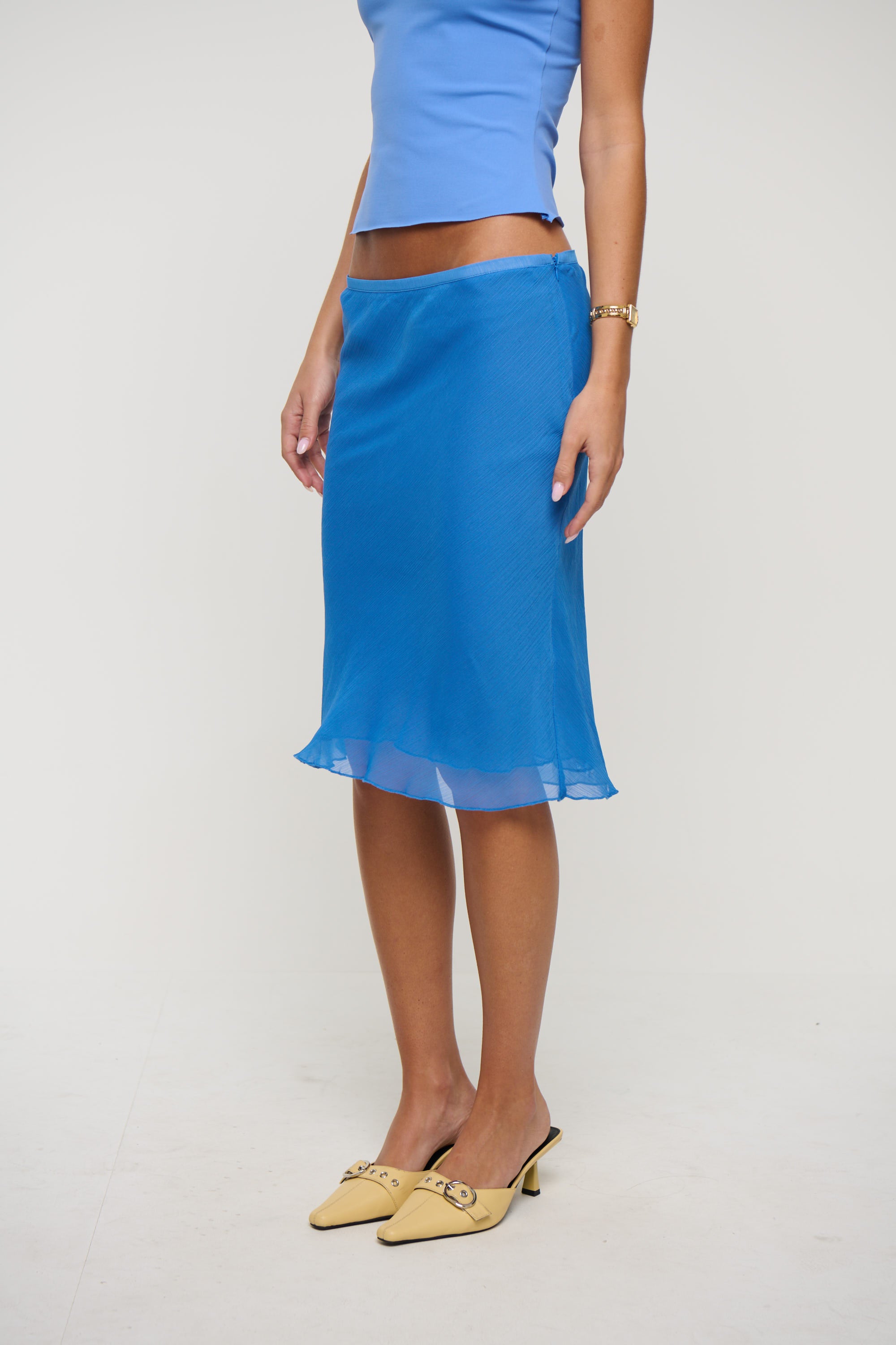 Shoreline Midi Skirt Persian Jewel