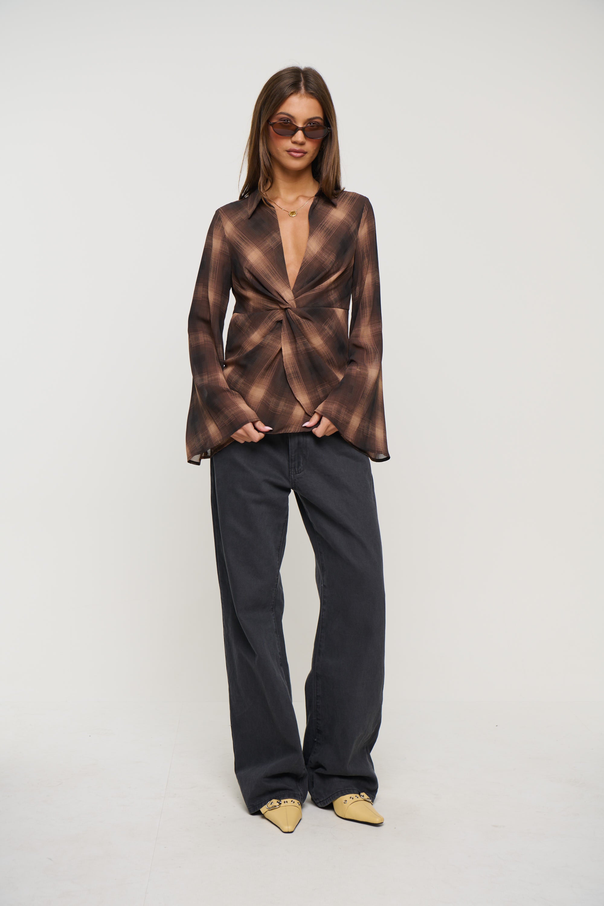 Blaire Long Sleeve Brown