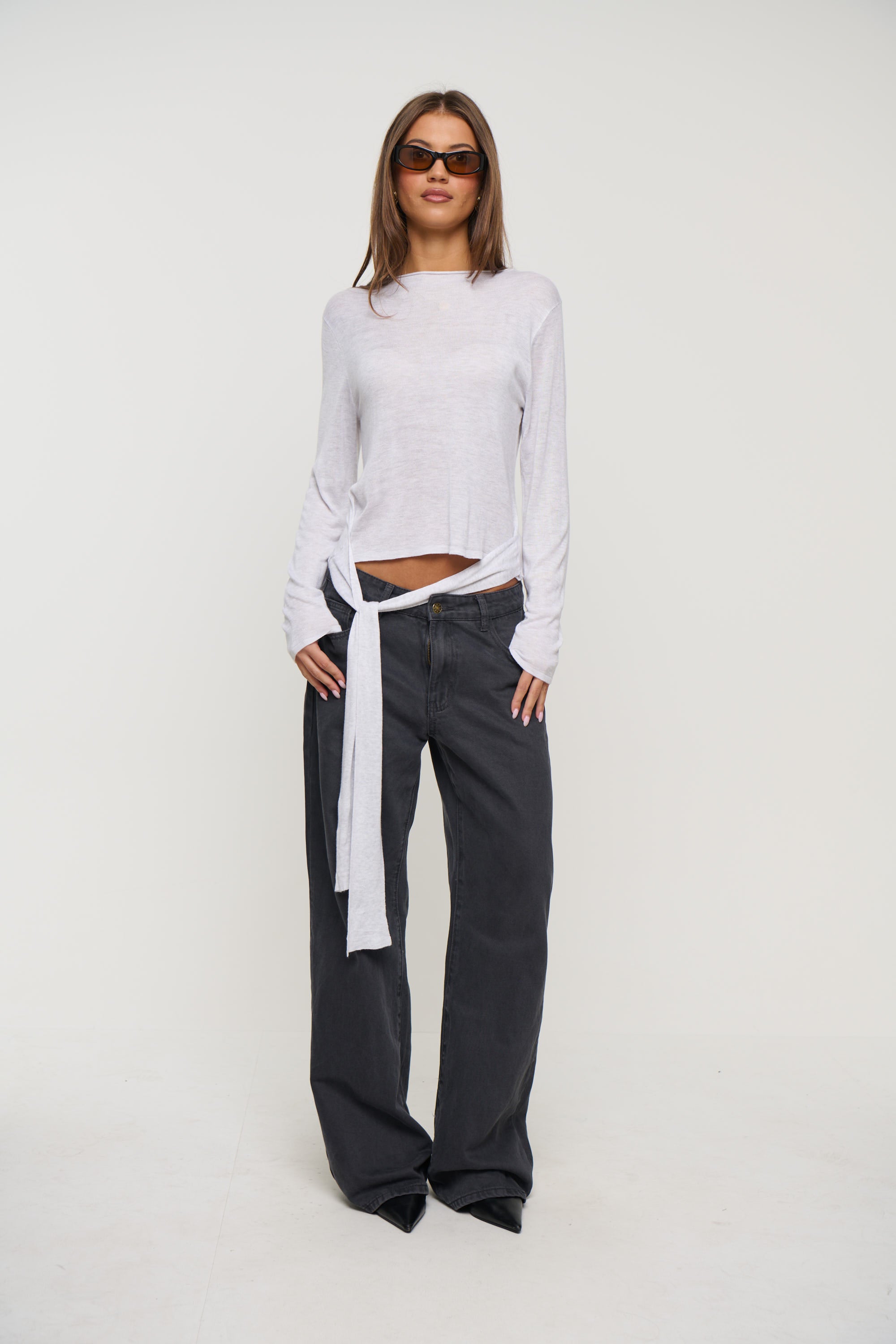 Natalia Long Sleeve White