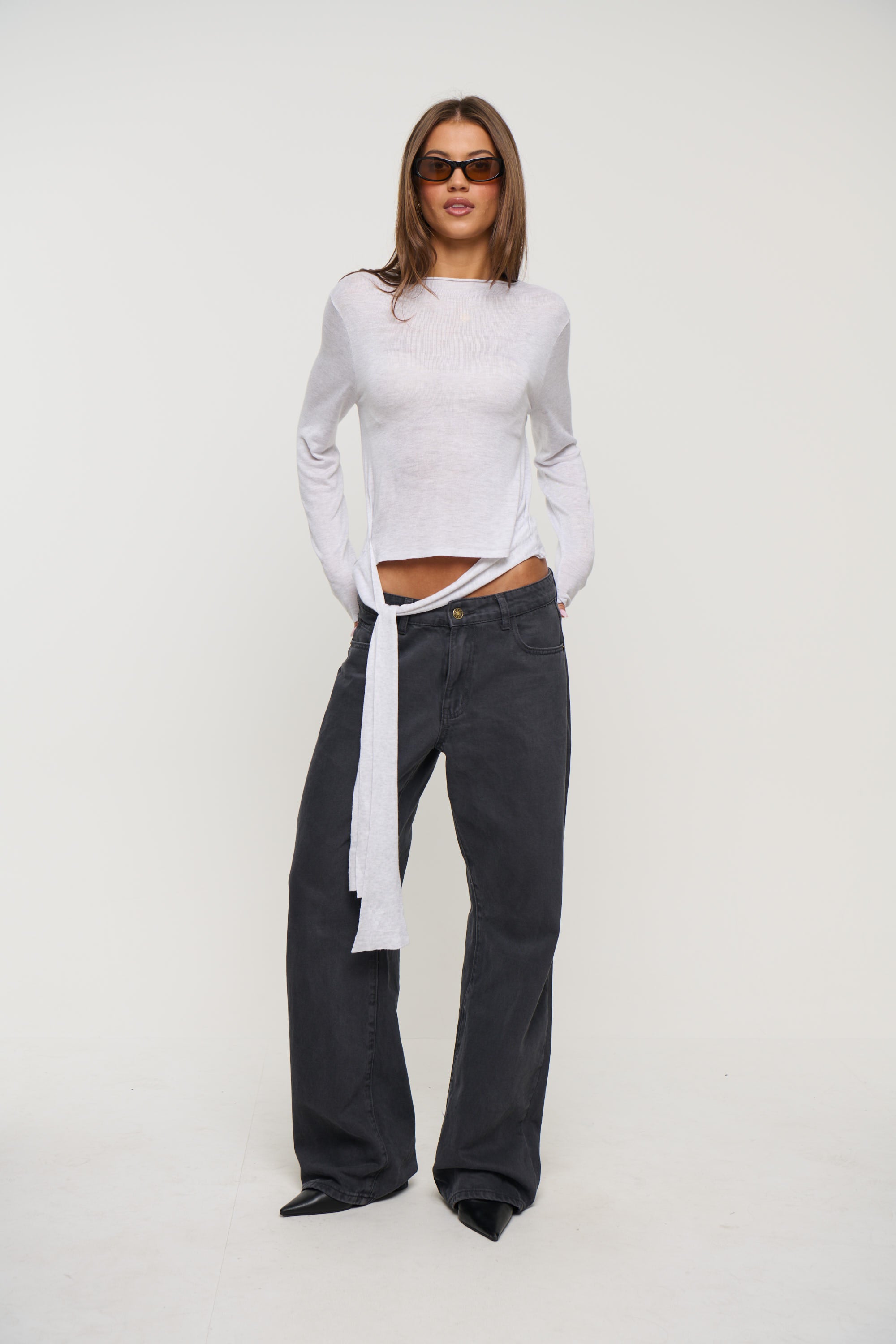Natalia Long Sleeve White