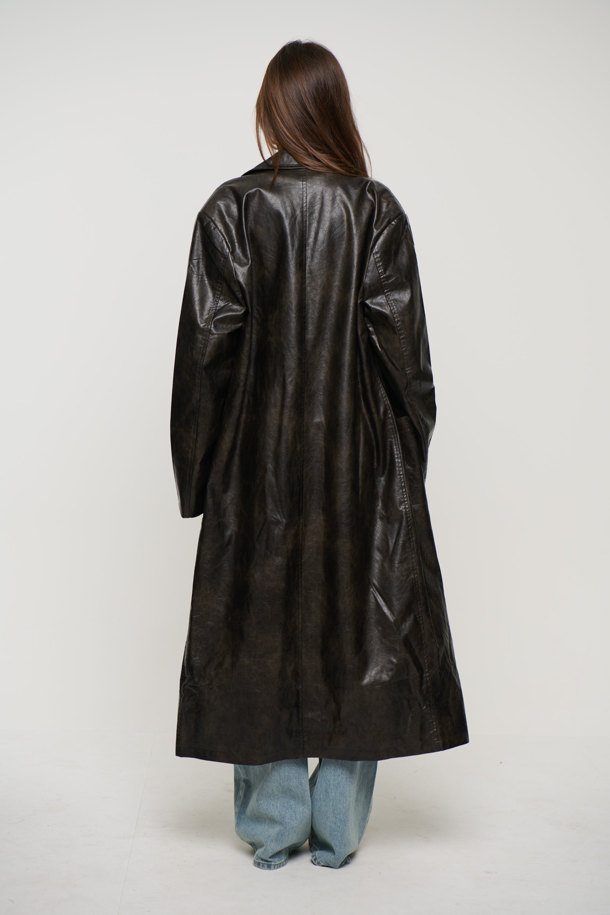 Olsen Coat Washed Onyx