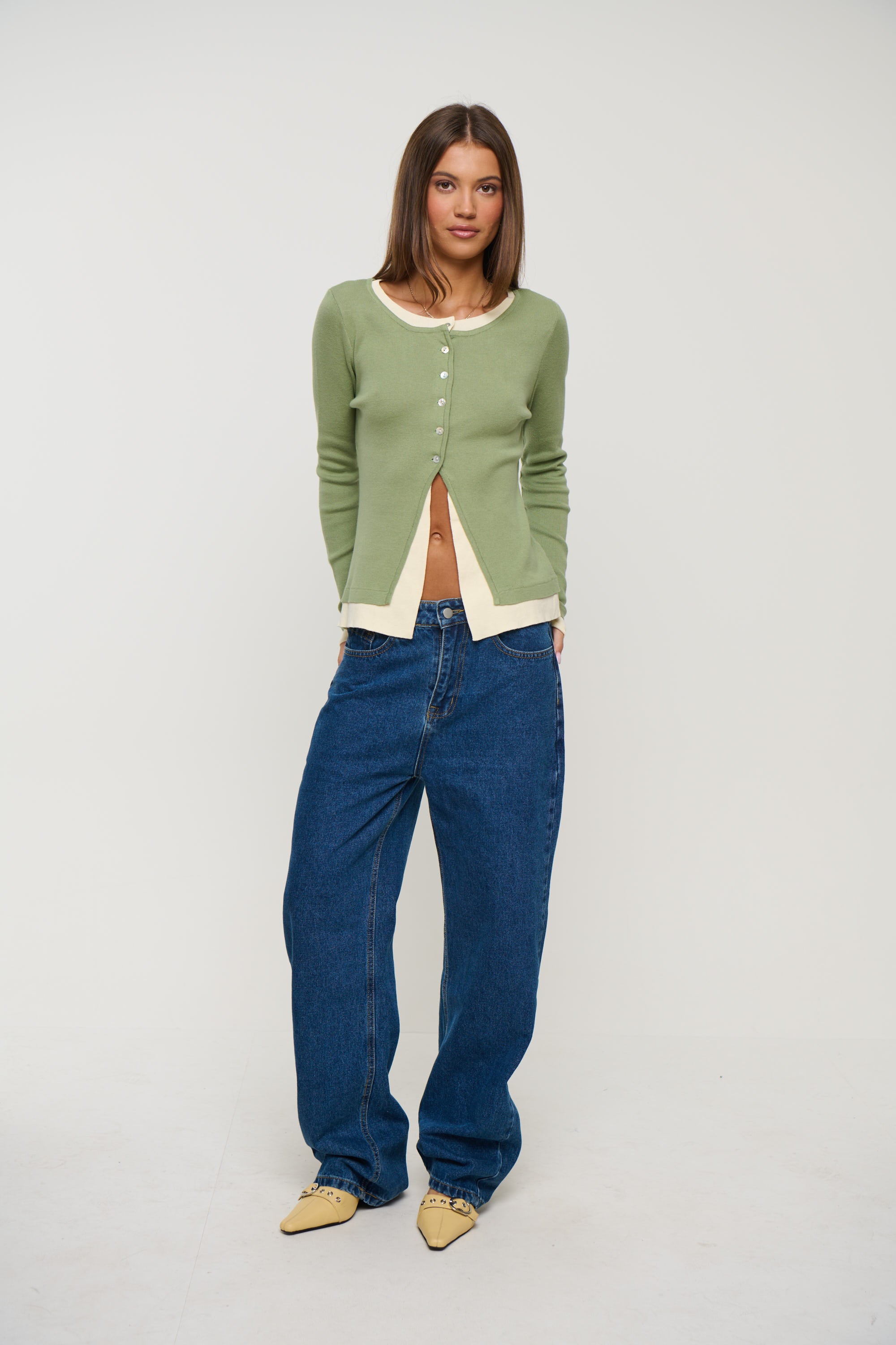 Jolie Long Sleeve Matcha