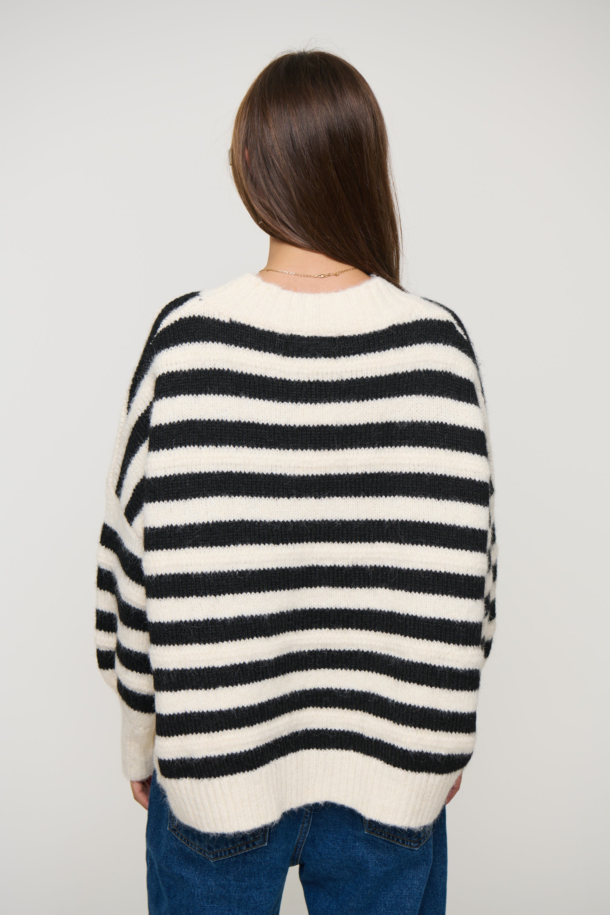 Sunday Relaxed Knit Black/White