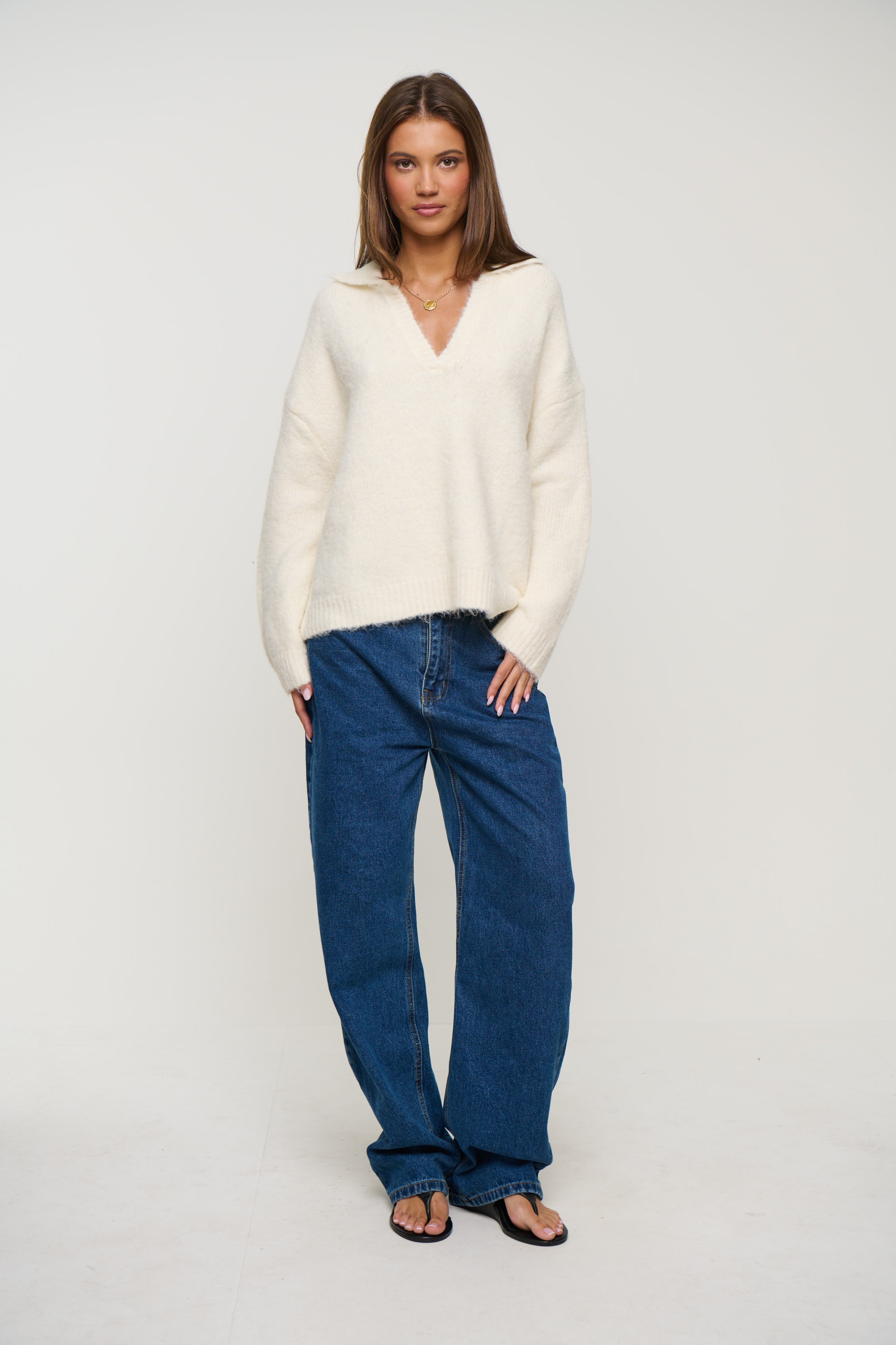 Wren Knit Jumper Cream