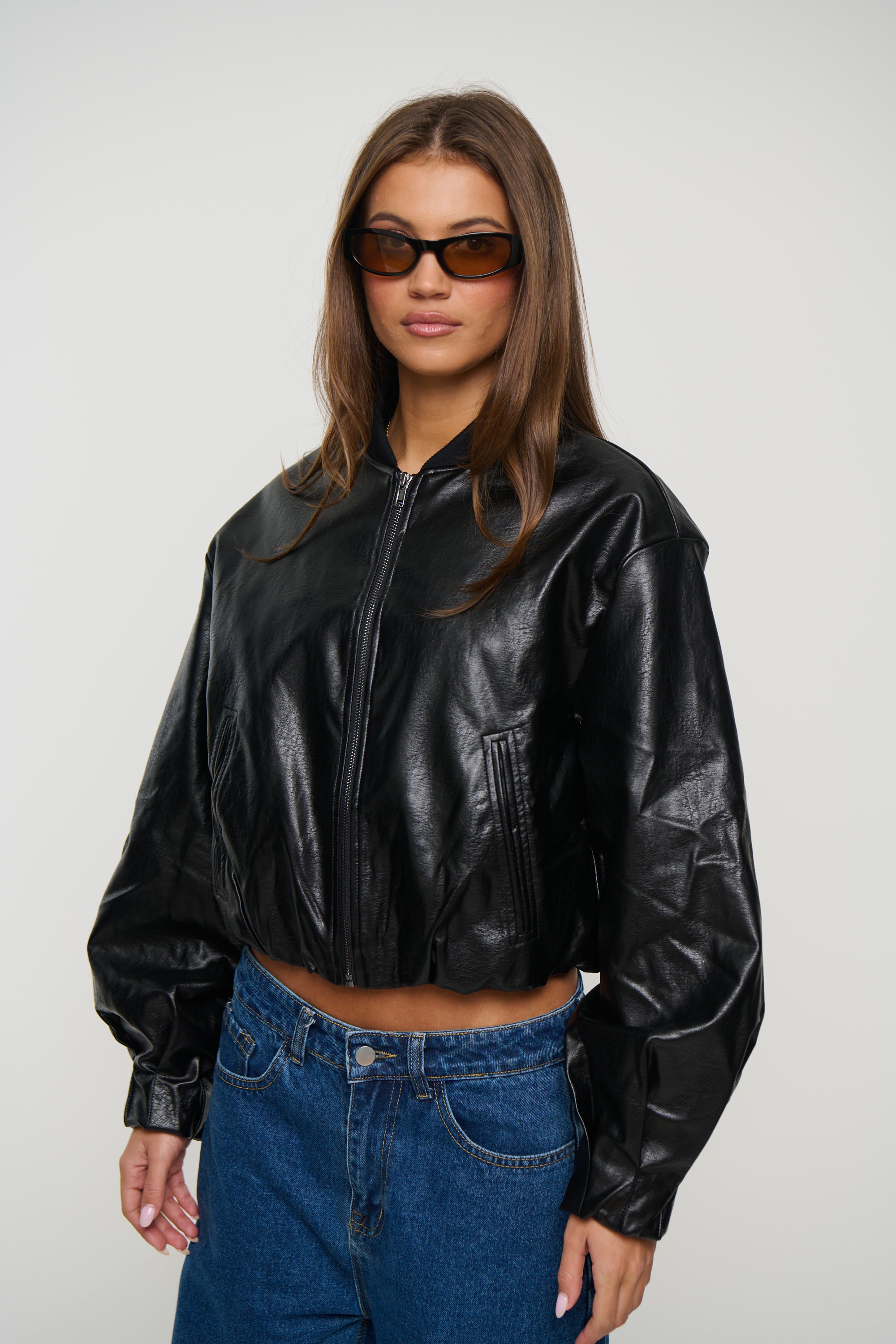 Clara Bomber Vintage Black