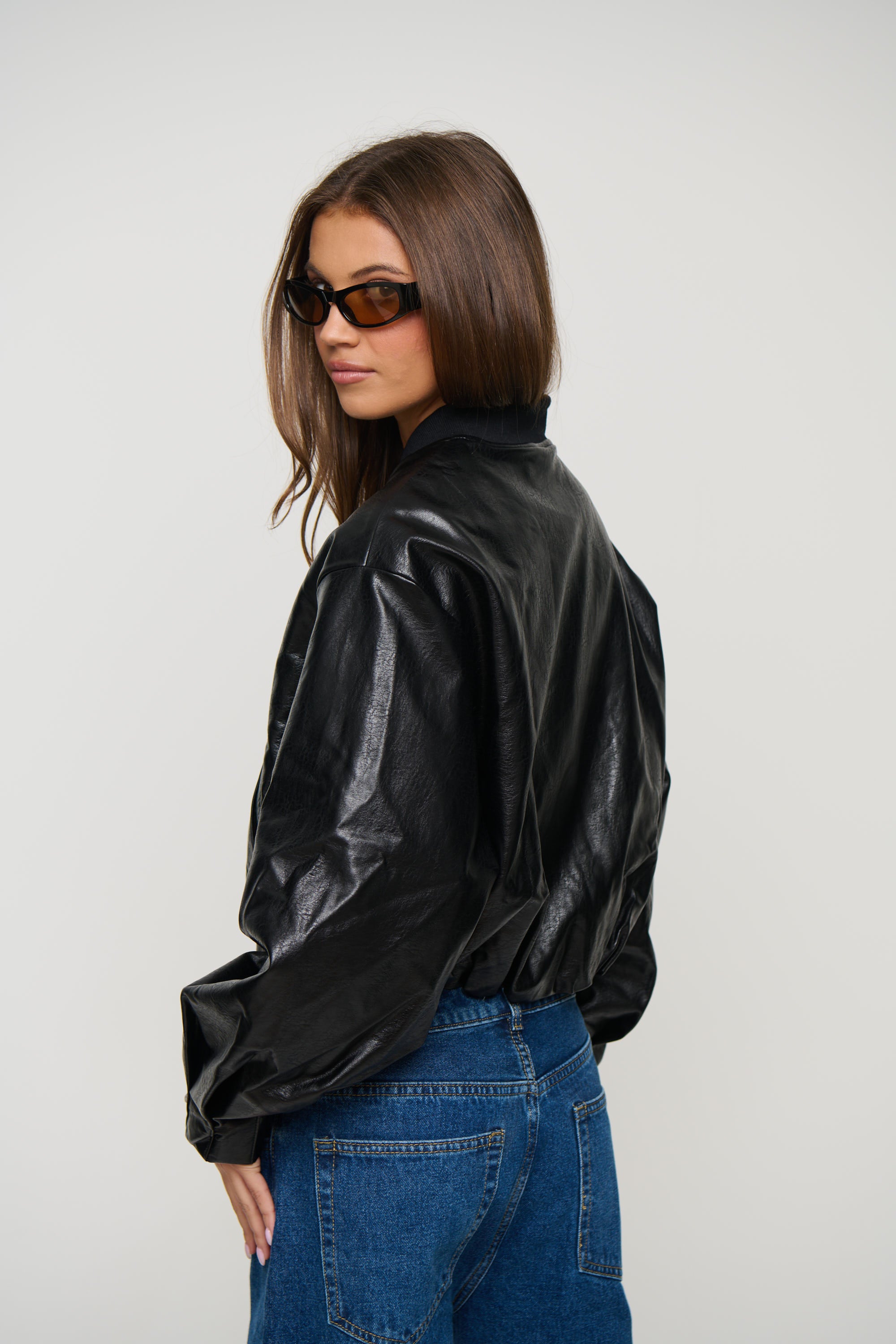 Clara Bomber Vintage Black