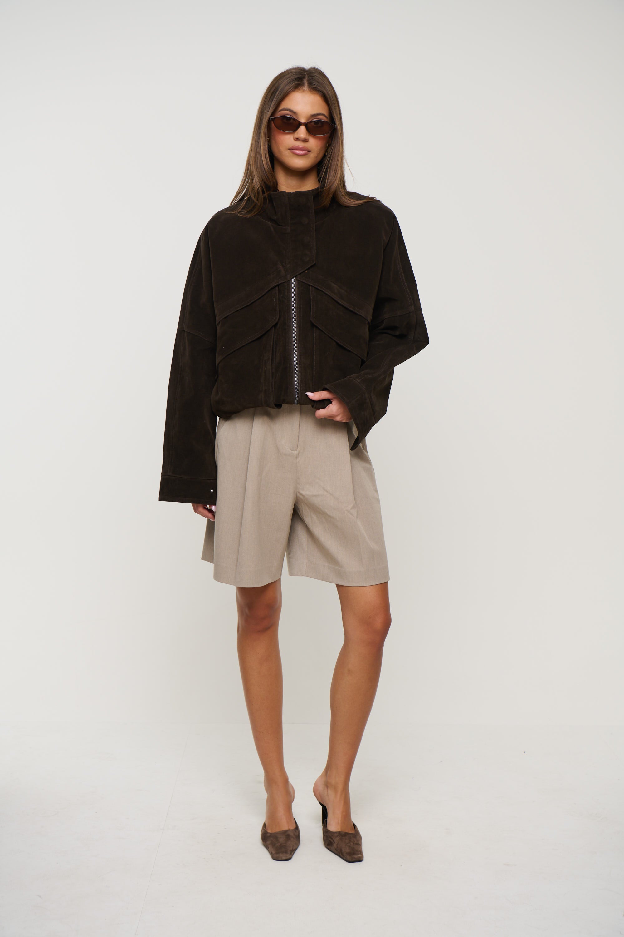 Inez Jacket Deep Brown